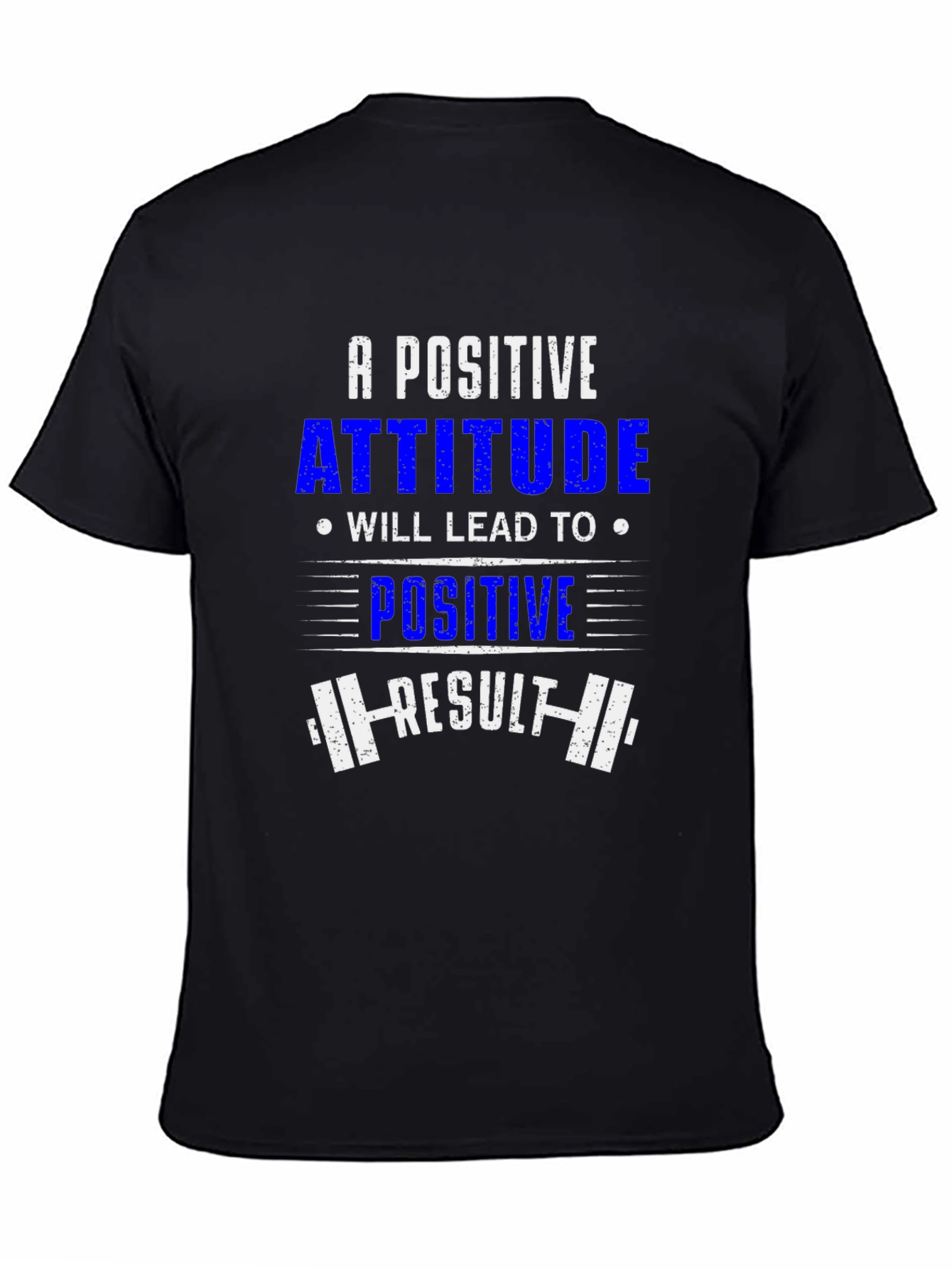 Positive Attitude Black T-Shirt