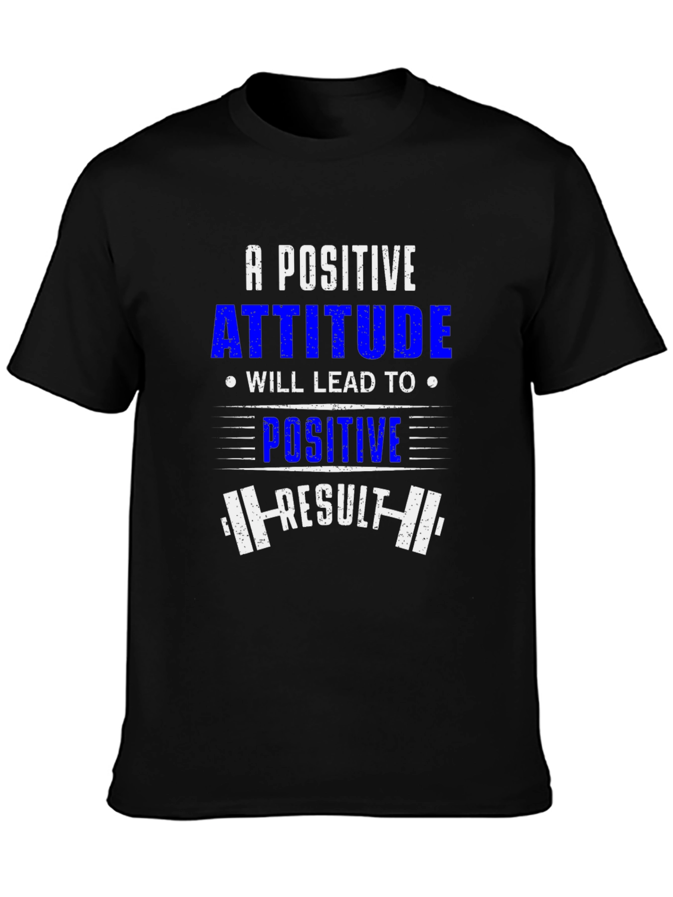 Positive Attitude Black T-Shirt