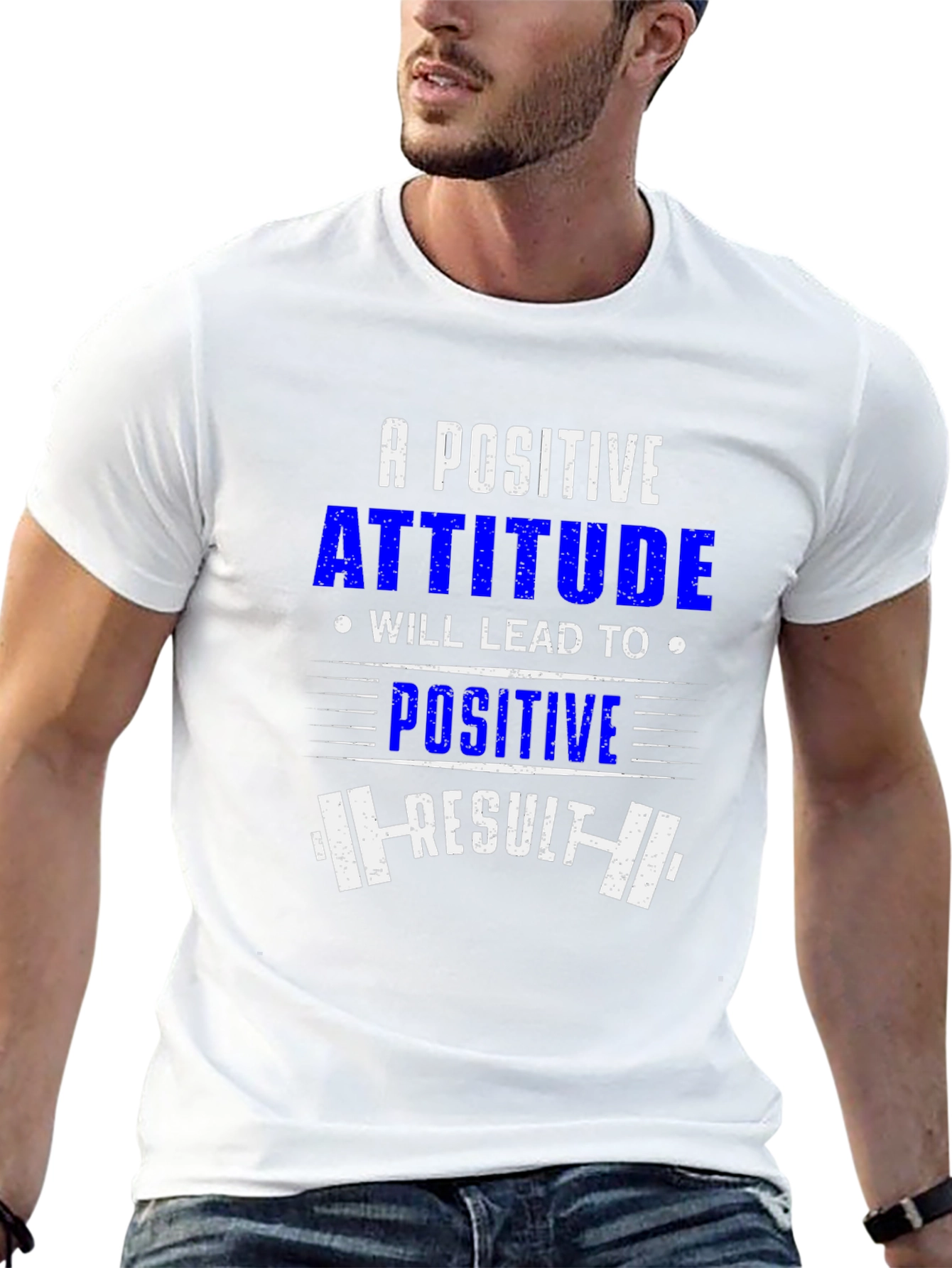 Positive Attitude Black T-Shirt