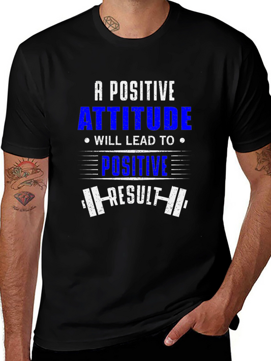 Positive Attitude Black T-Shirt