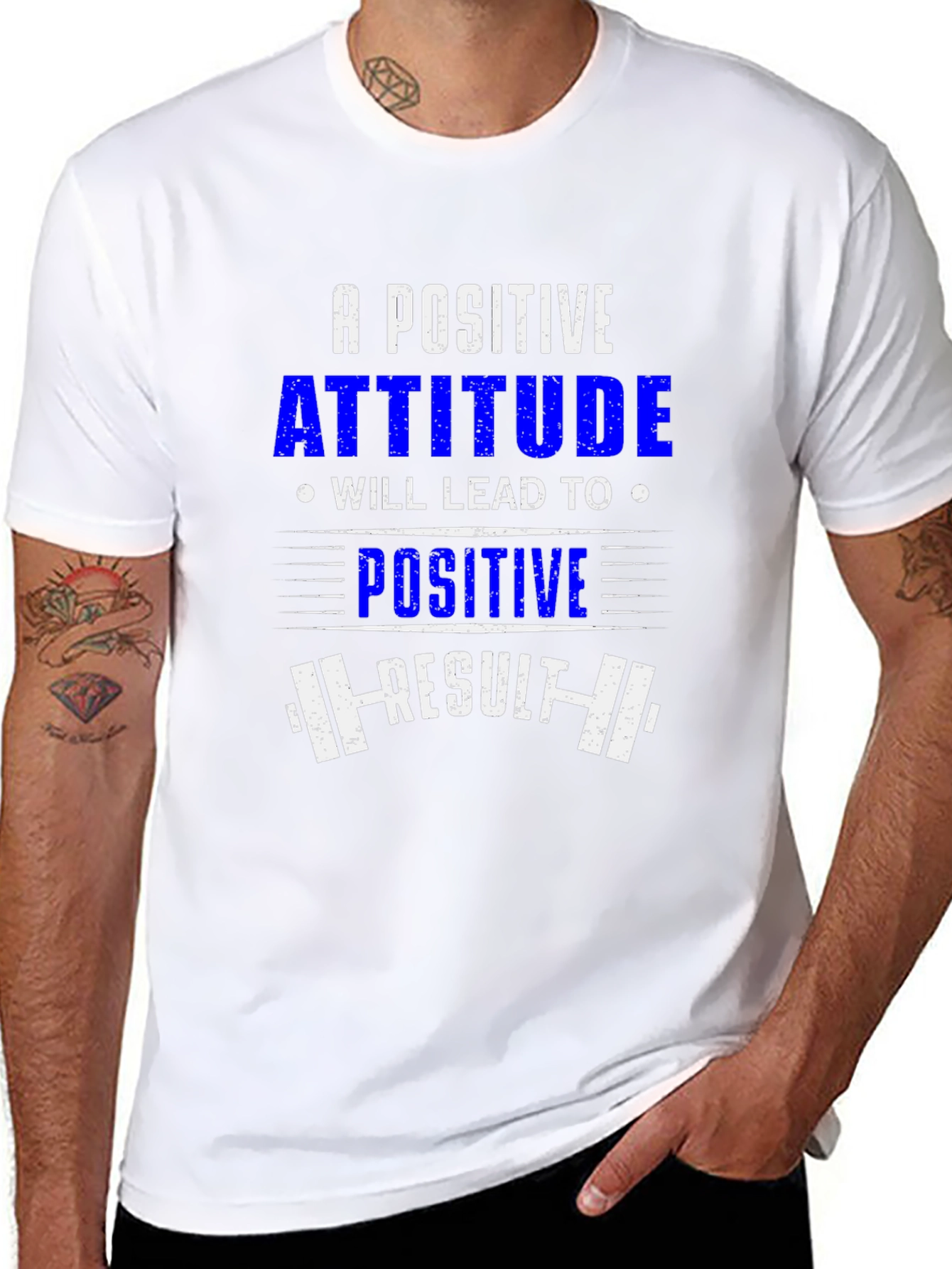Positive Attitude Black T-Shirt