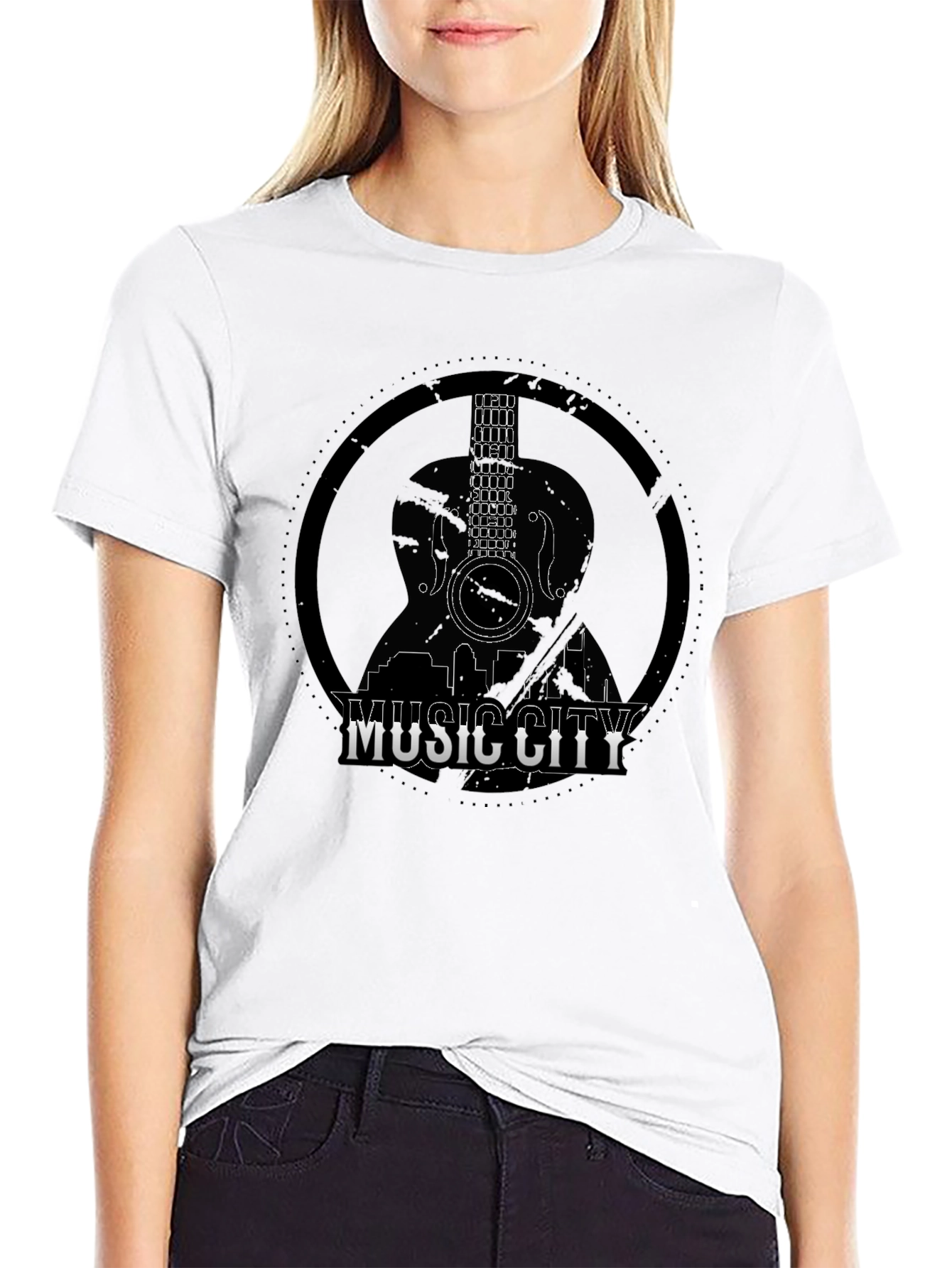 Music City Guitar Graphic Tee