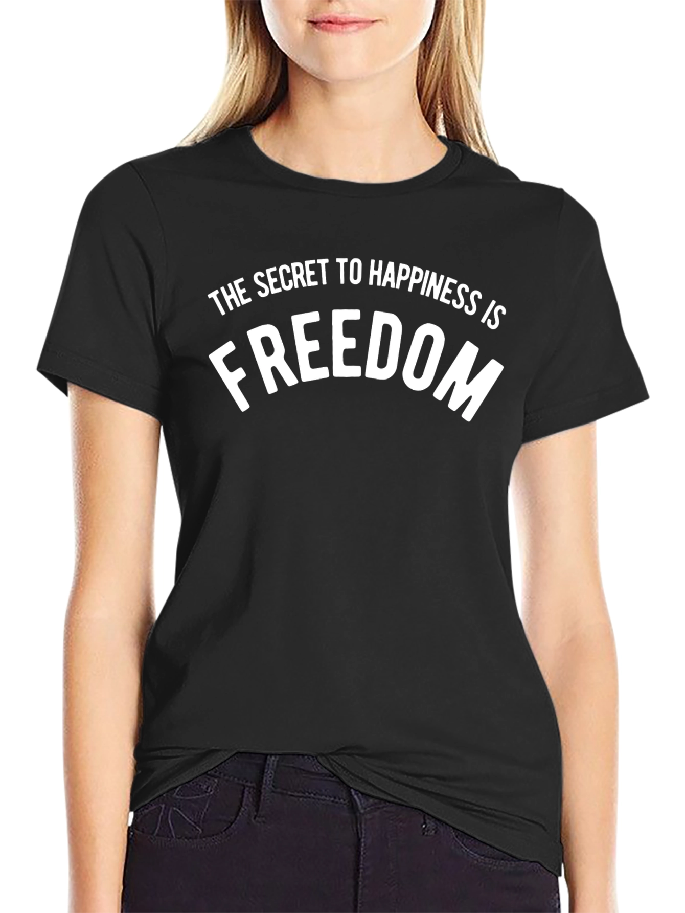 Freedom Happiness Graphic T-Shirt