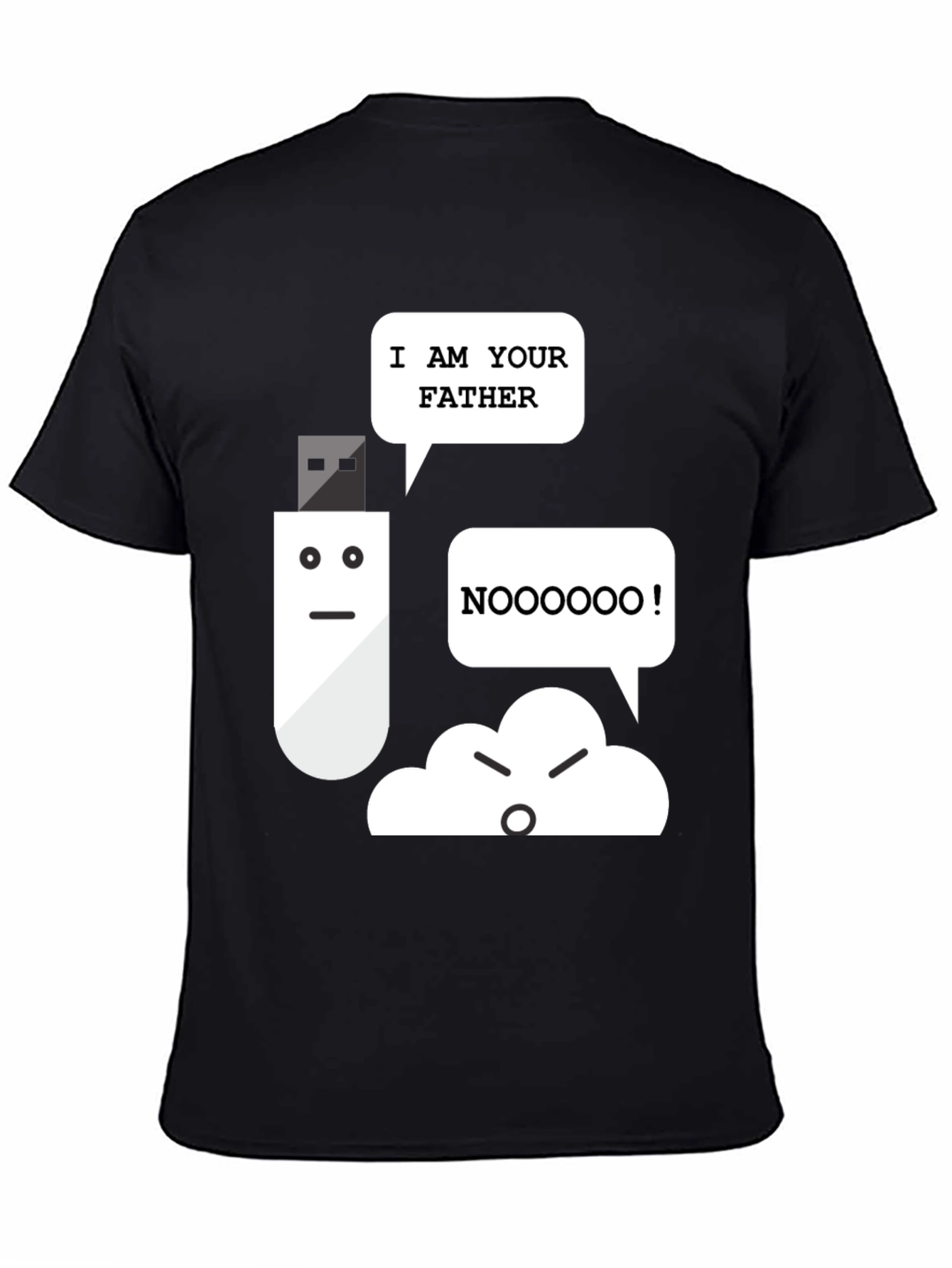 I Am Your Father USB vs Cloud Funny T-Shirt