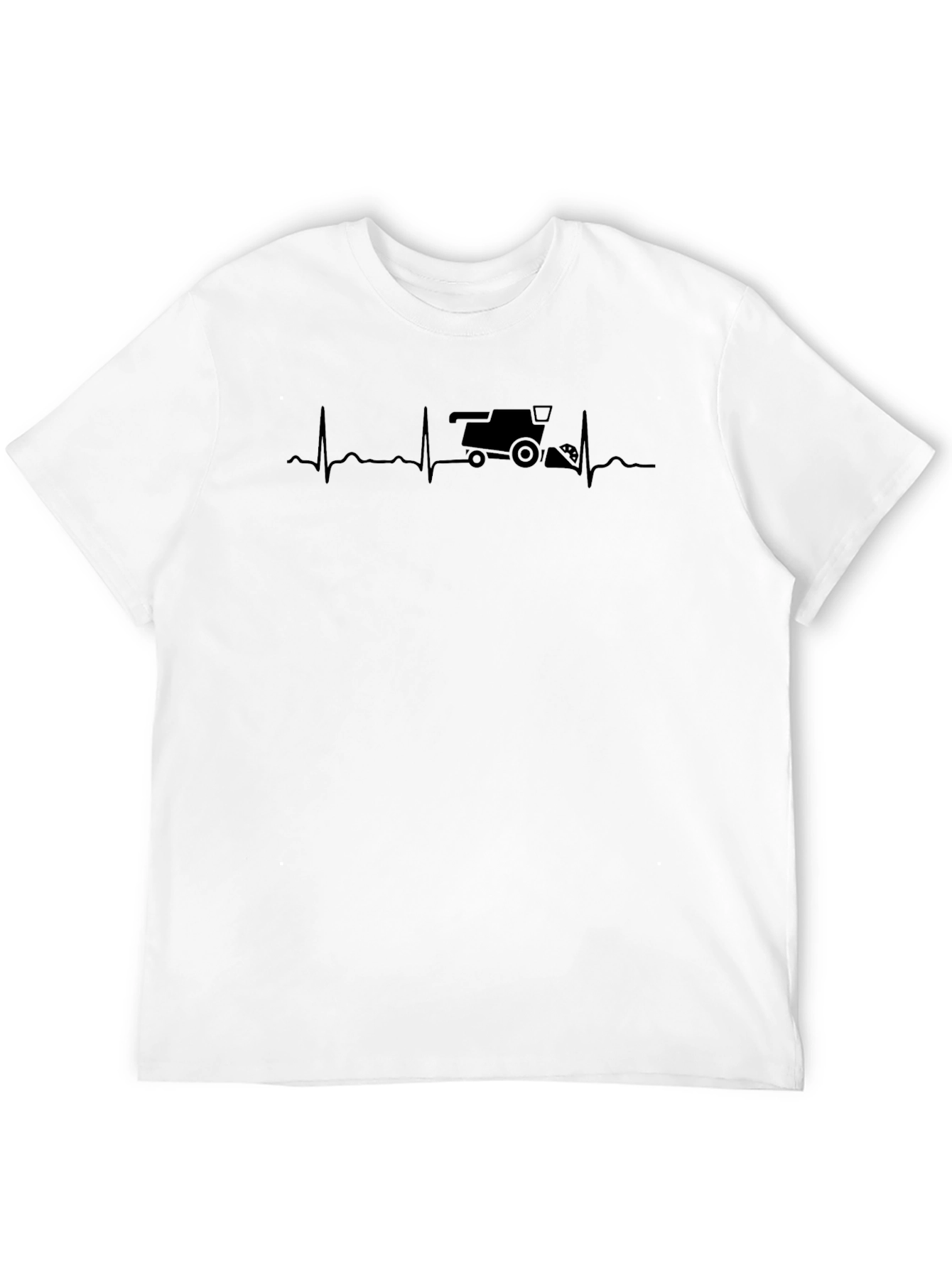 Farmers Heartbeat T-Shirt - Black