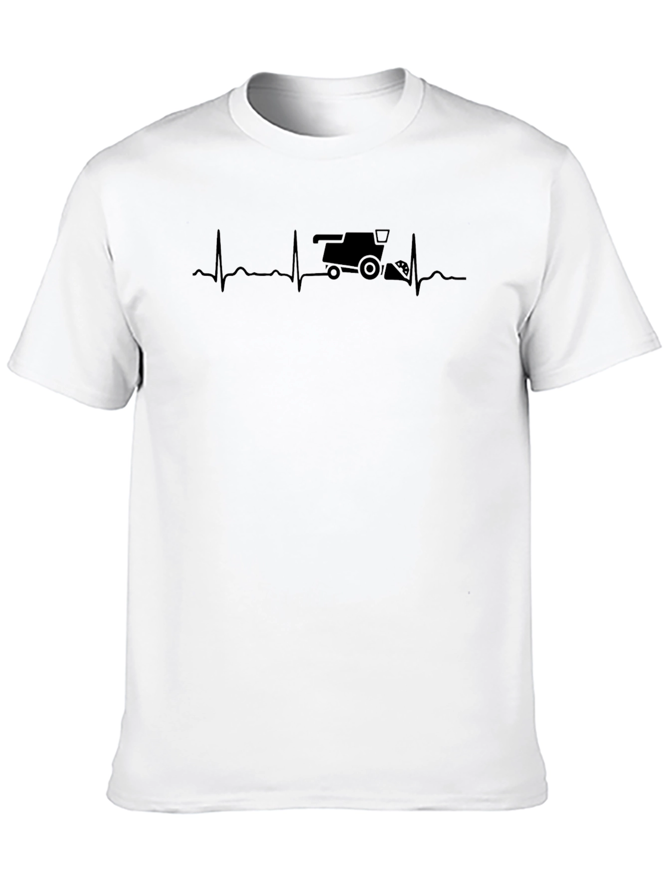 Farmers Heartbeat T-Shirt - Black