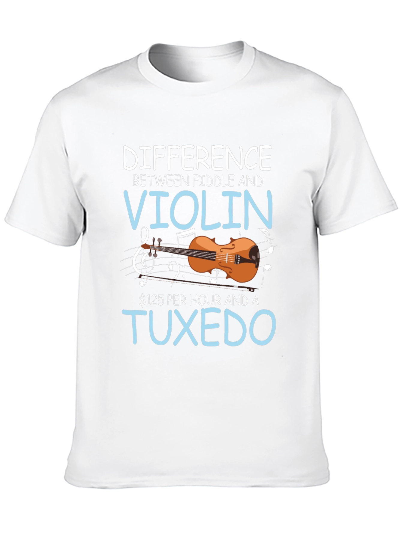 Fiddle vs Violin T-Shirt: Musical Humor Tee