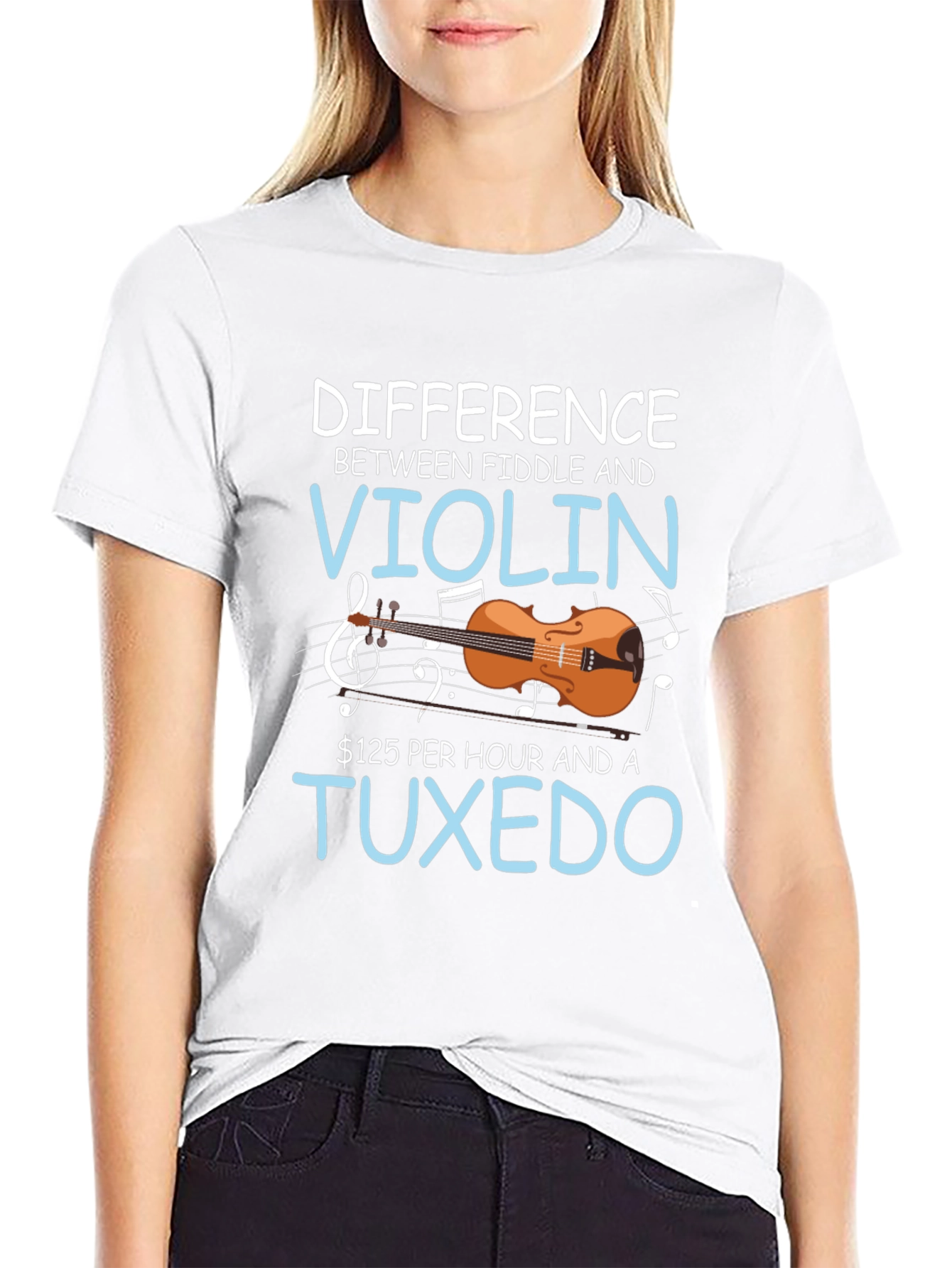 Fiddle vs Violin T-Shirt: Musical Humor Tee
