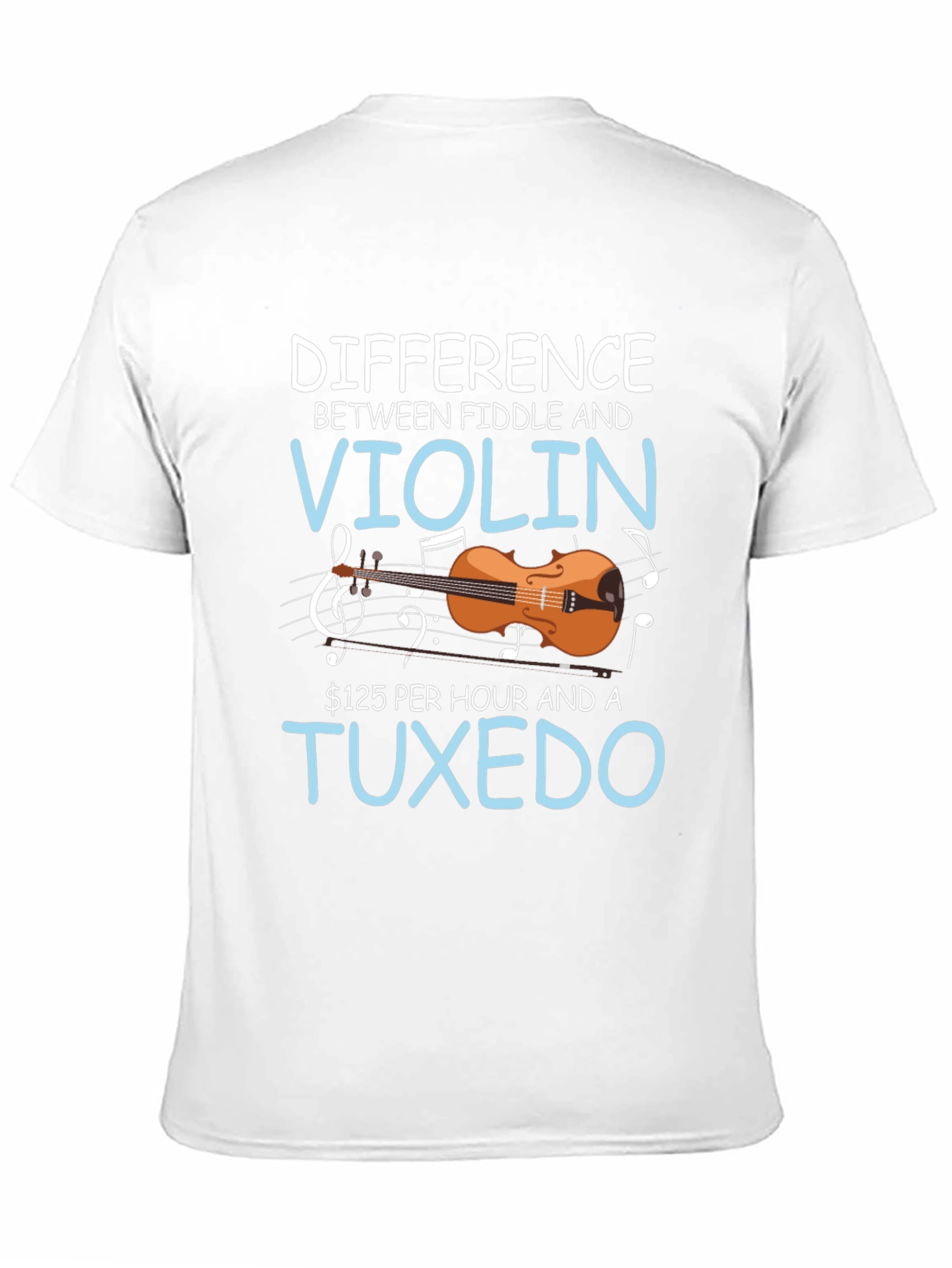 Fiddle vs Violin T-Shirt: Musical Humor Tee