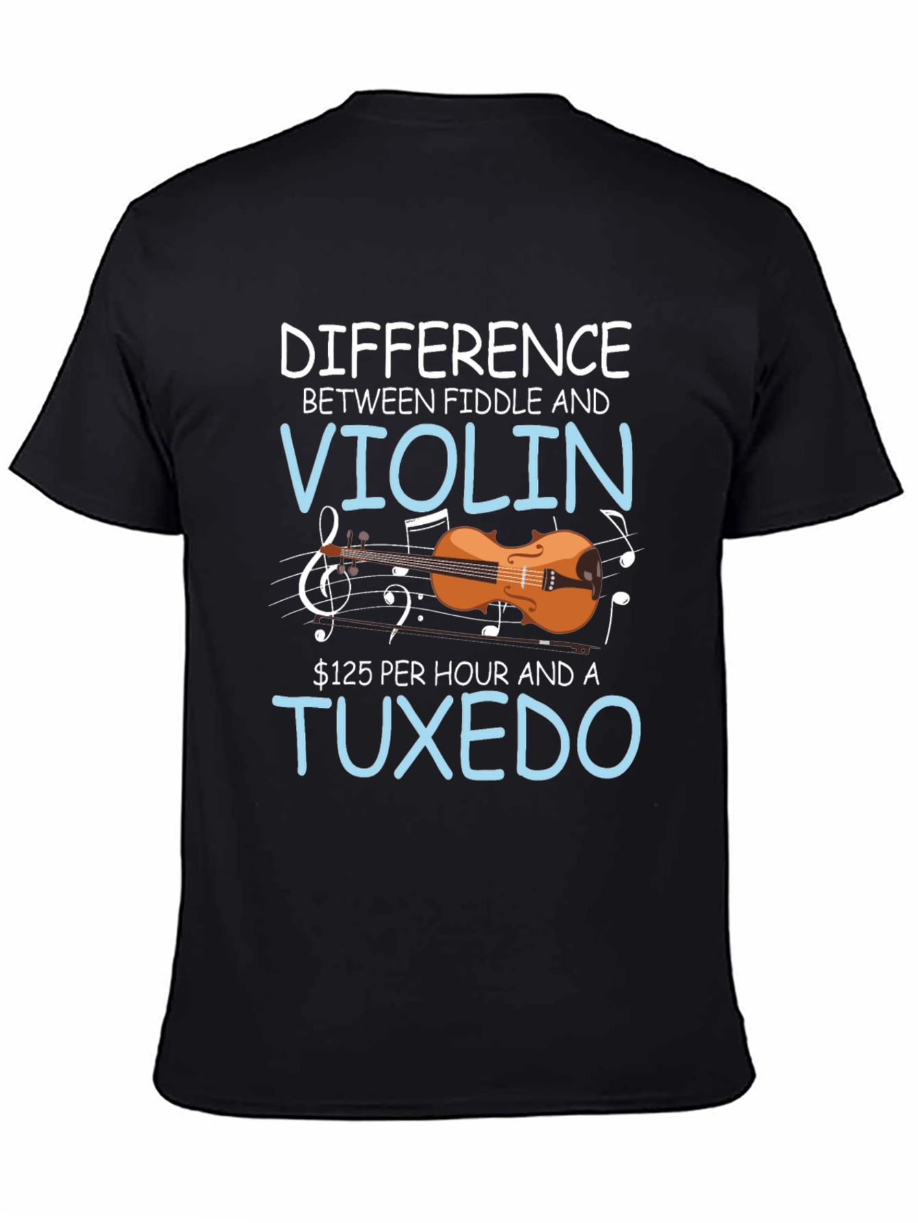 Fiddle vs Violin T-Shirt: Musical Humor Tee