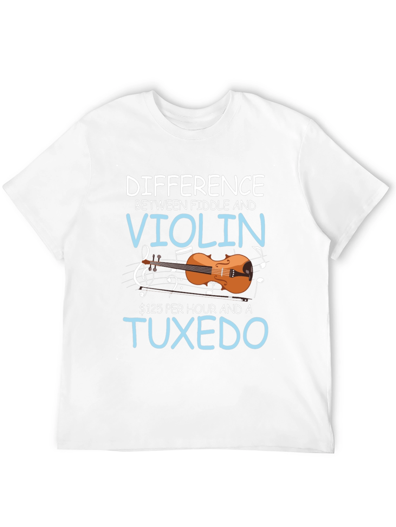 Fiddle vs Violin T-Shirt: Musical Humor Tee