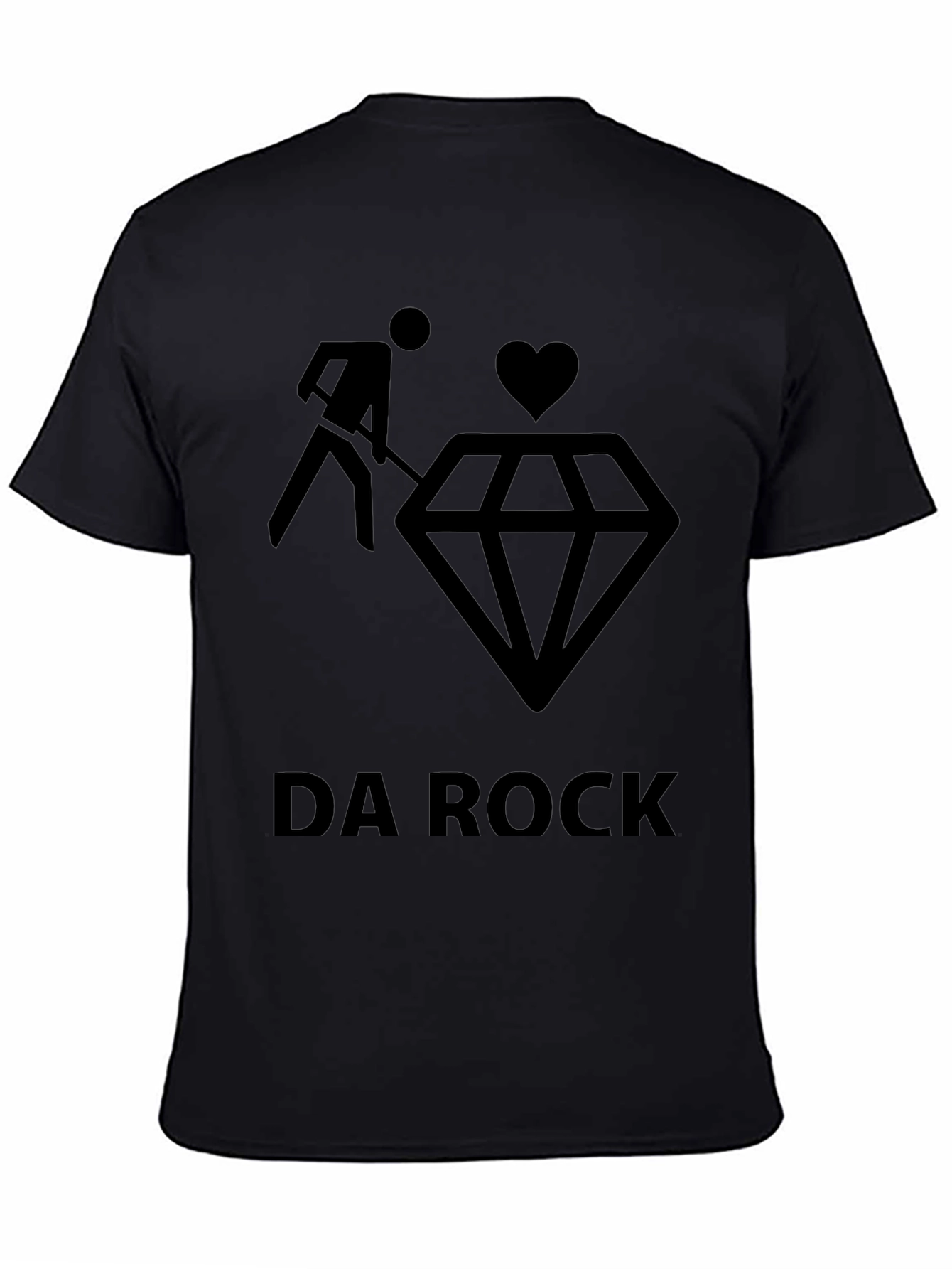 Da Rock Graphic T-Shirt - Black