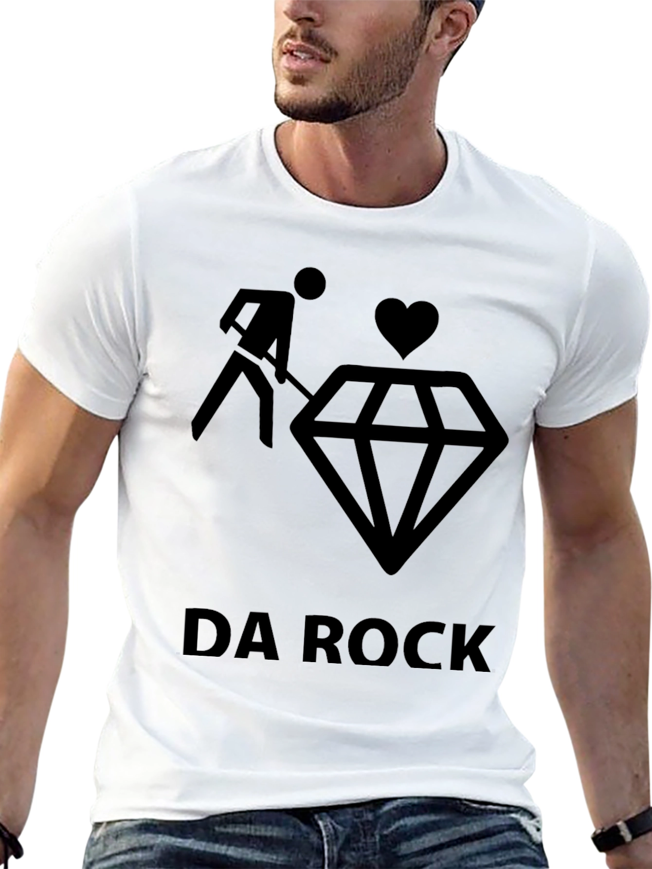 Da Rock Graphic T-Shirt - Black
