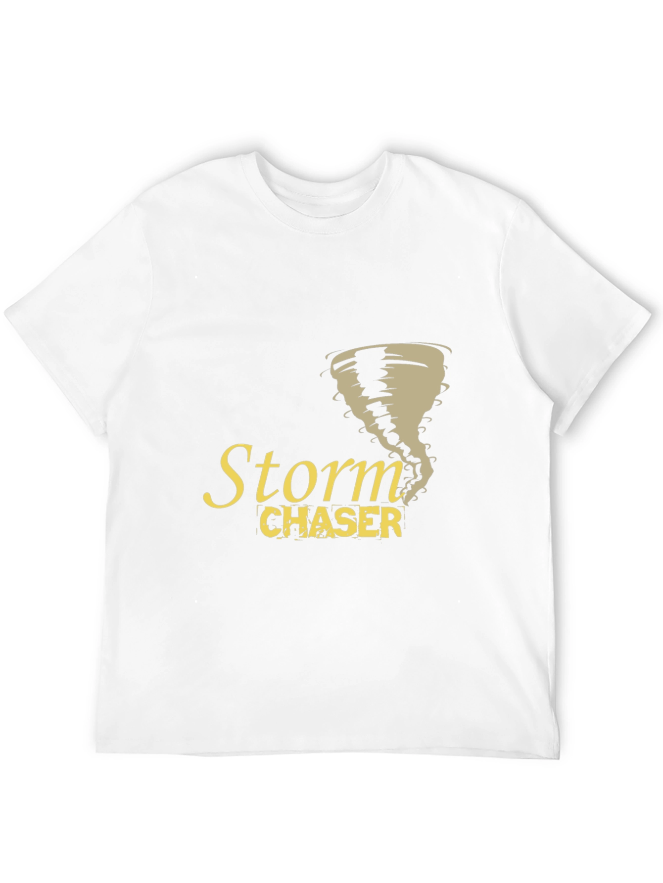 Storm Chaser Black T-Shirt Tornado Graphic Design