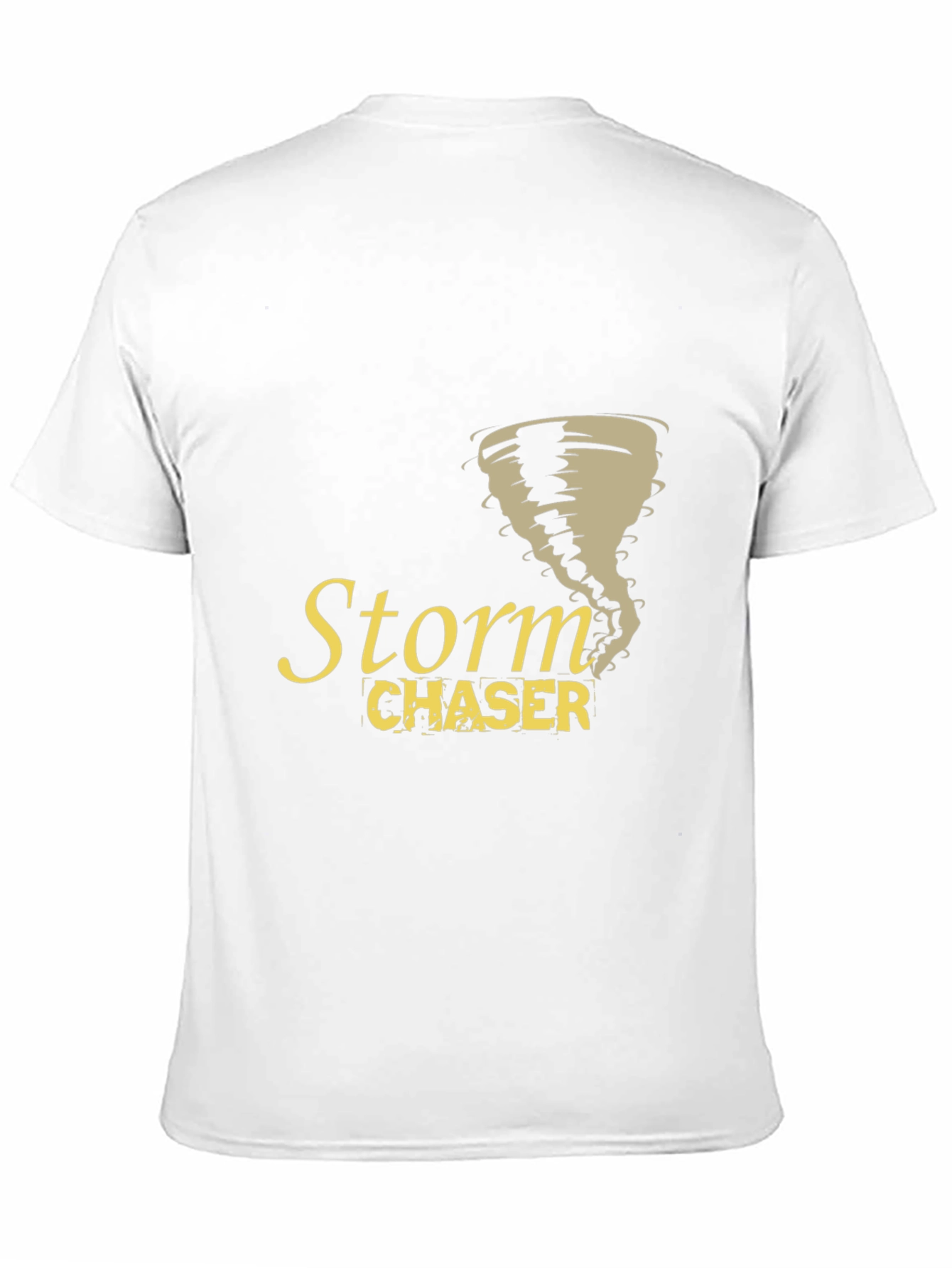 Storm Chaser Black T-Shirt Tornado Graphic Design