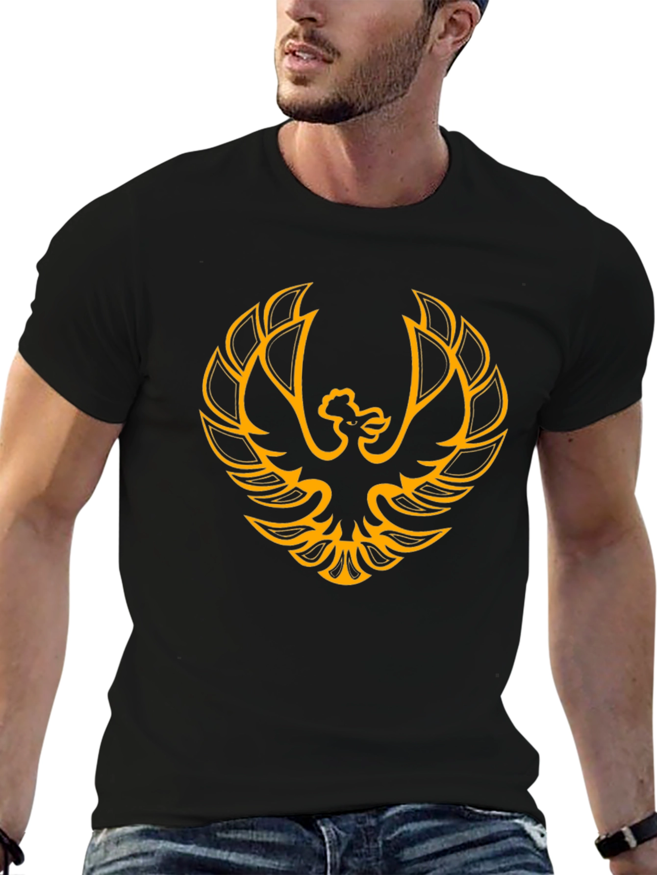 Phoenix Graphic Tee - Bold Black Shirt