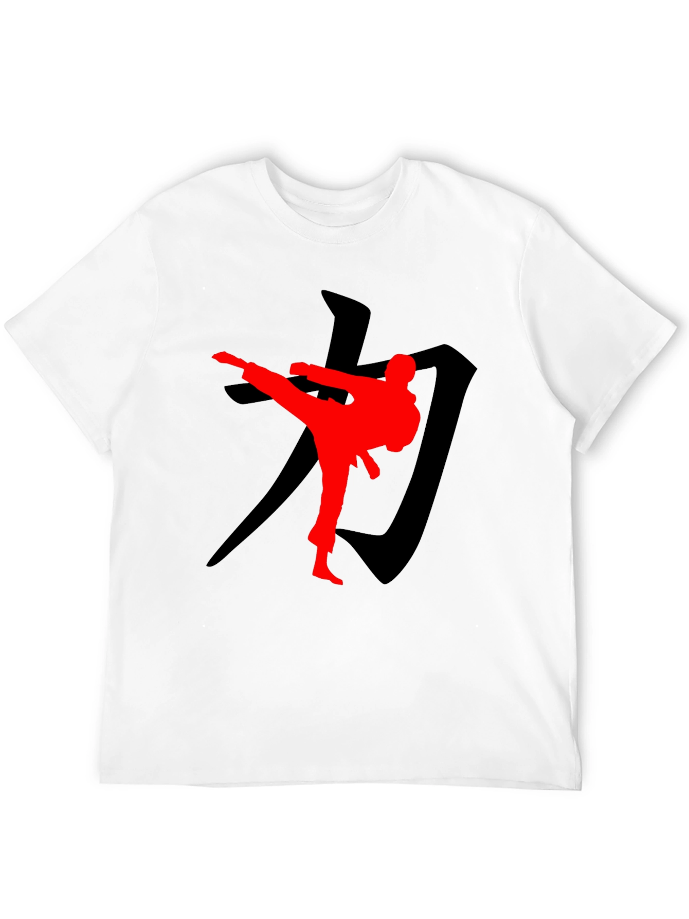 Karate Kick Graphic T-Shirt - Stylish Martial Arts Tee