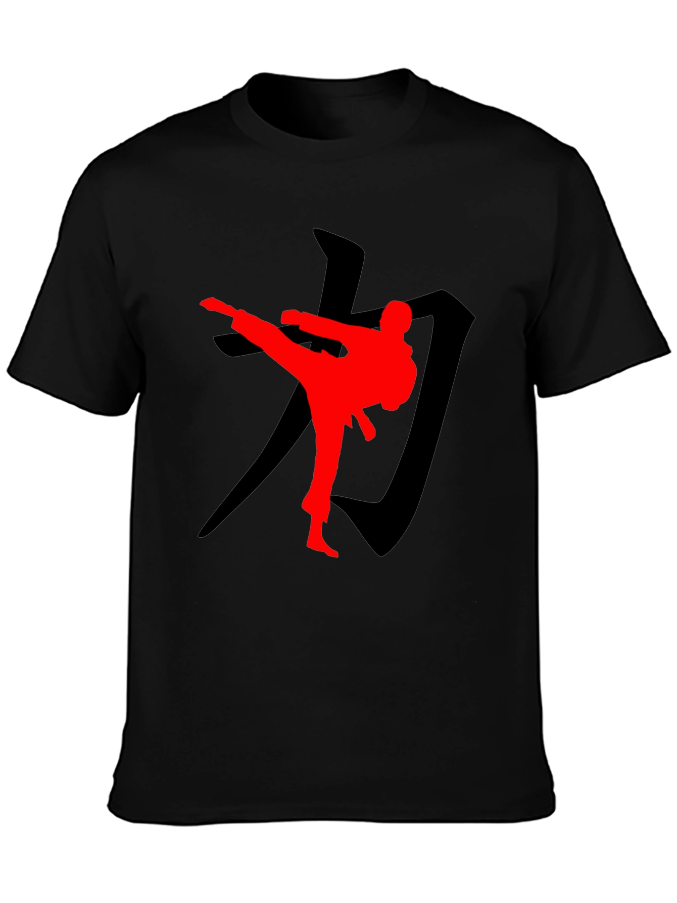 Karate Kick Graphic T-Shirt - Stylish Martial Arts Tee