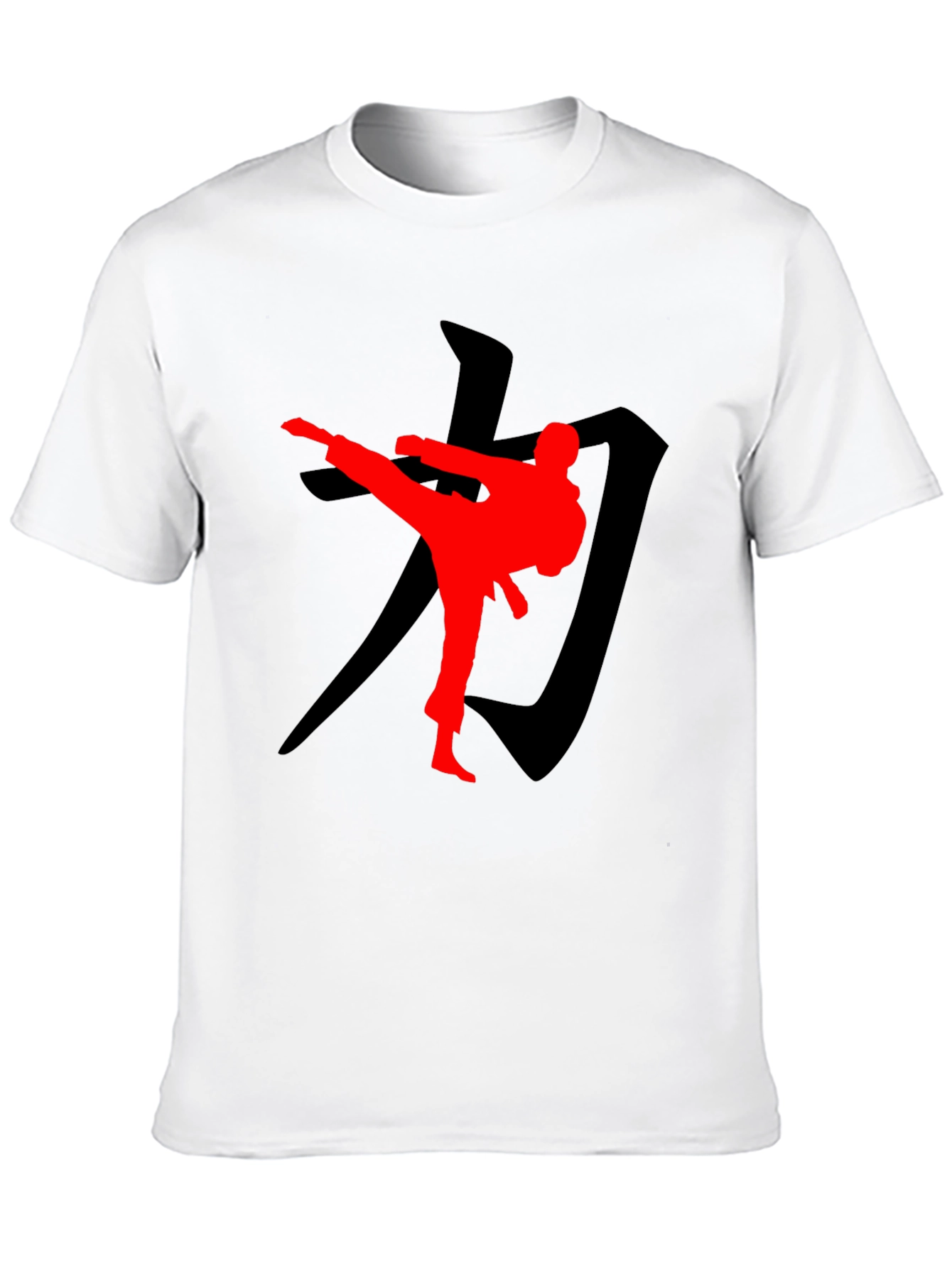 Karate Kick Graphic T-Shirt - Stylish Martial Arts Tee