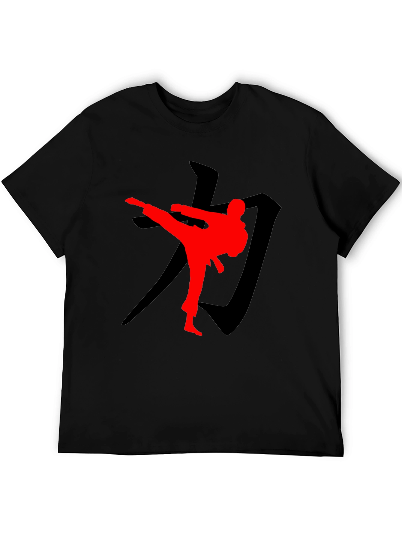 Karate Kick Graphic T-Shirt - Stylish Martial Arts Tee