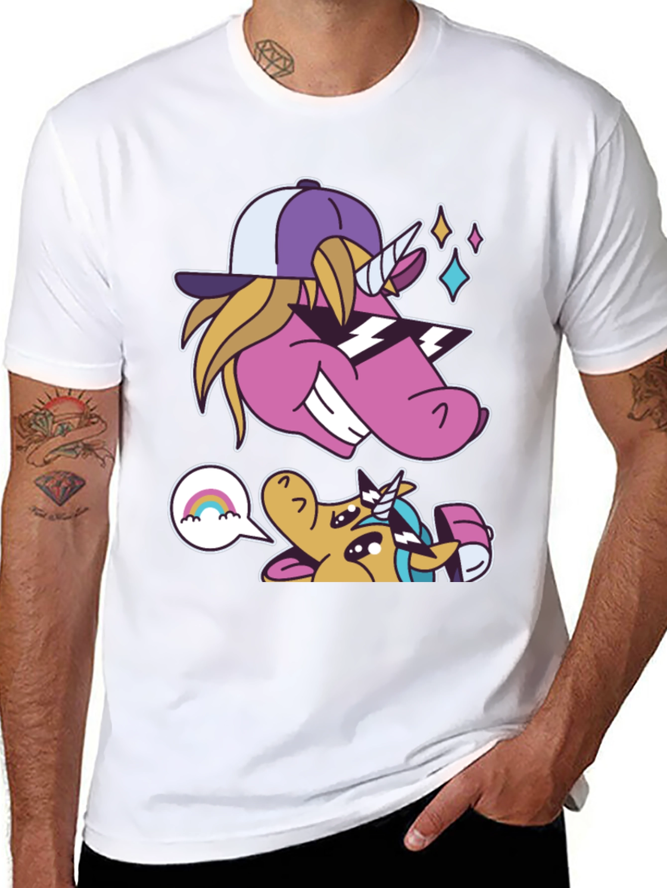 Cool Unicorn Graphic Tee