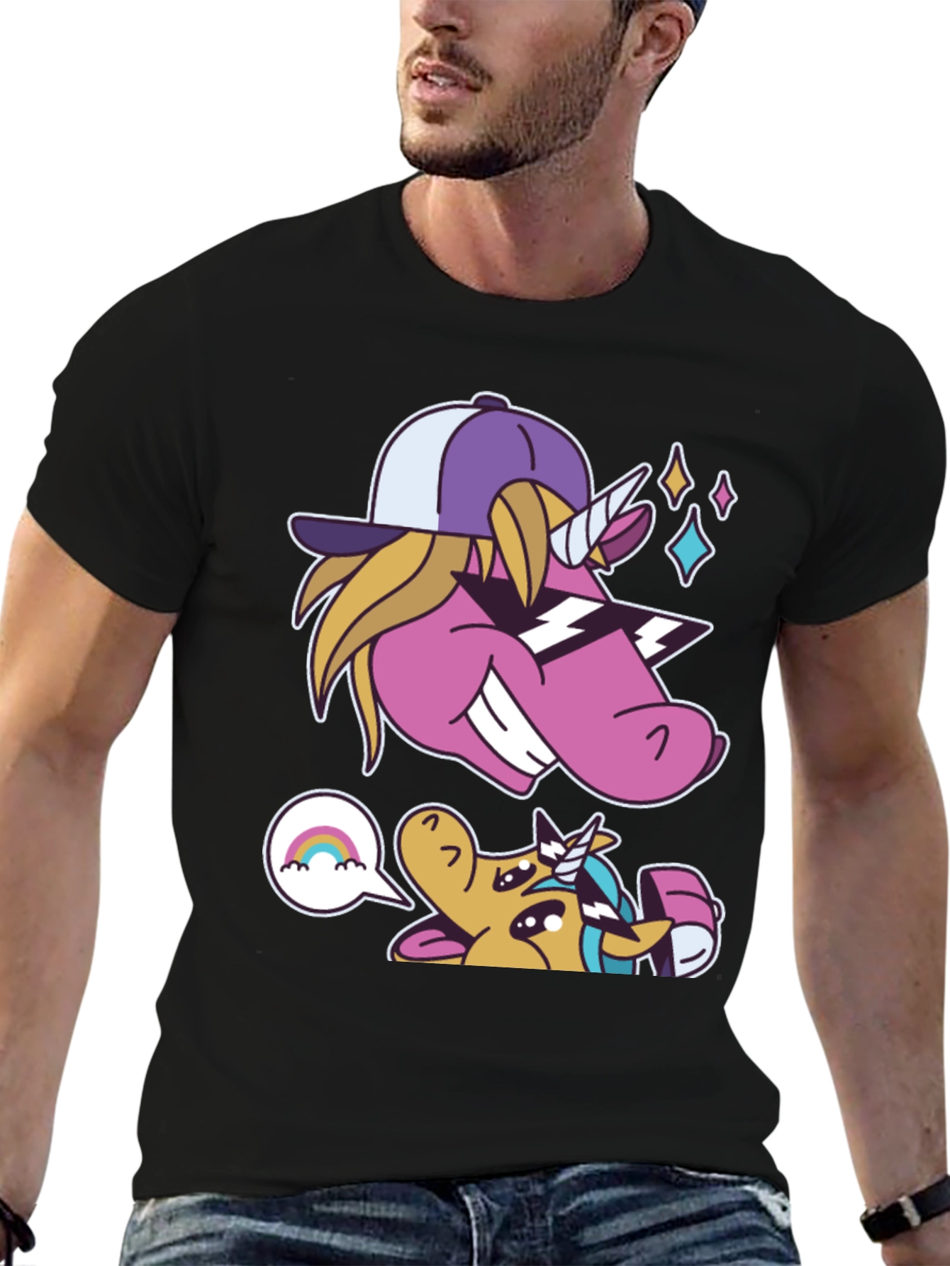 Cool Unicorn Graphic Tee