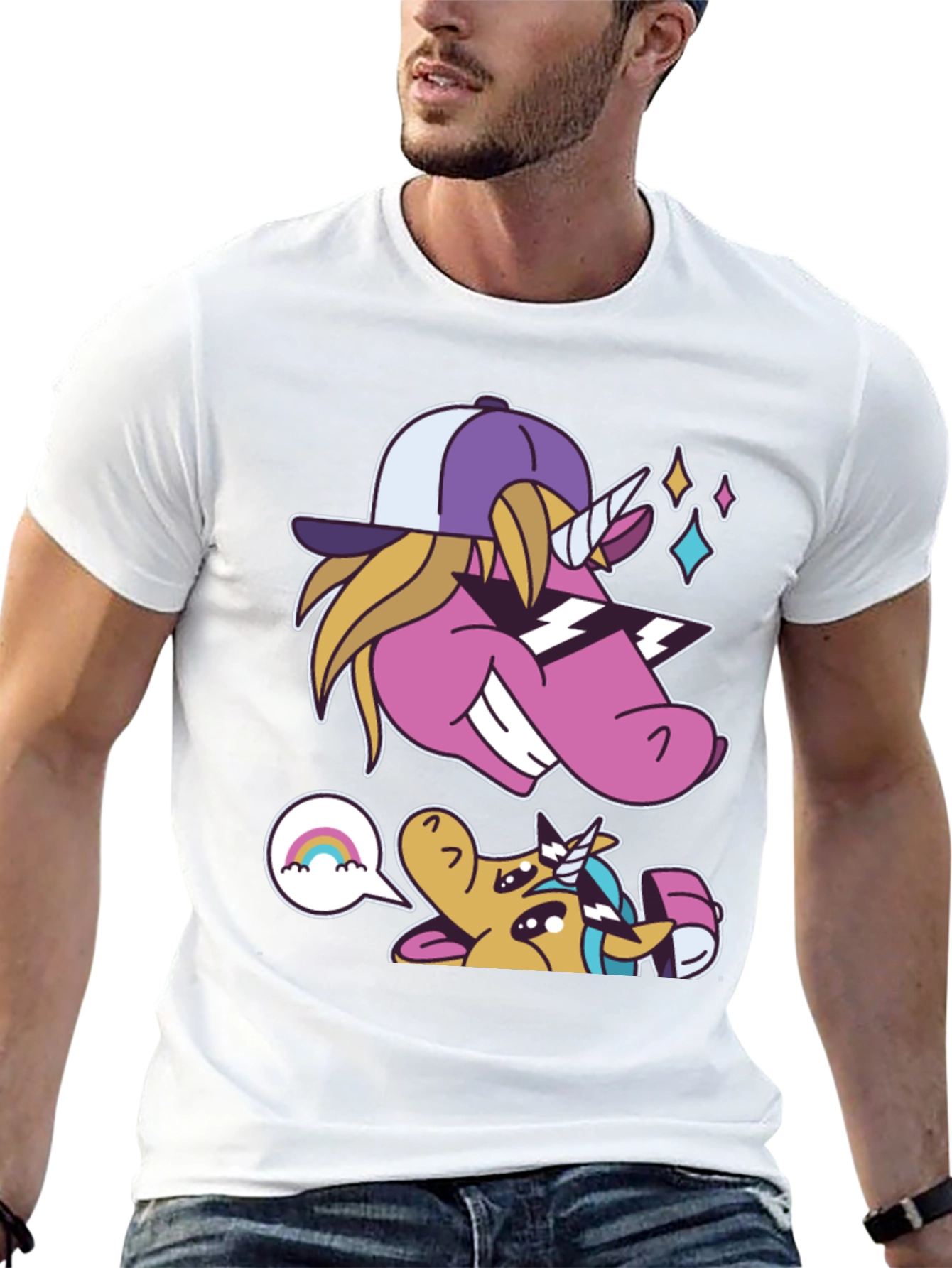 Cool Unicorn Graphic Tee