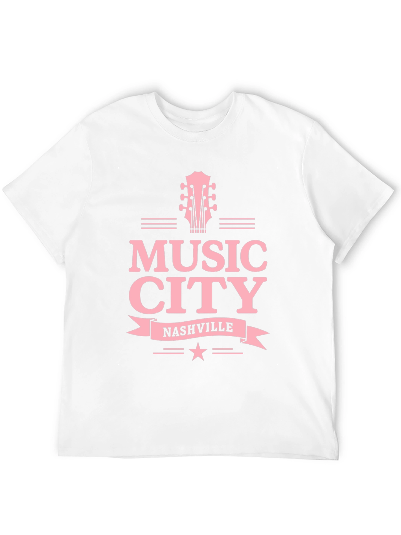 Music City Nashville Guitar Graphic Tee