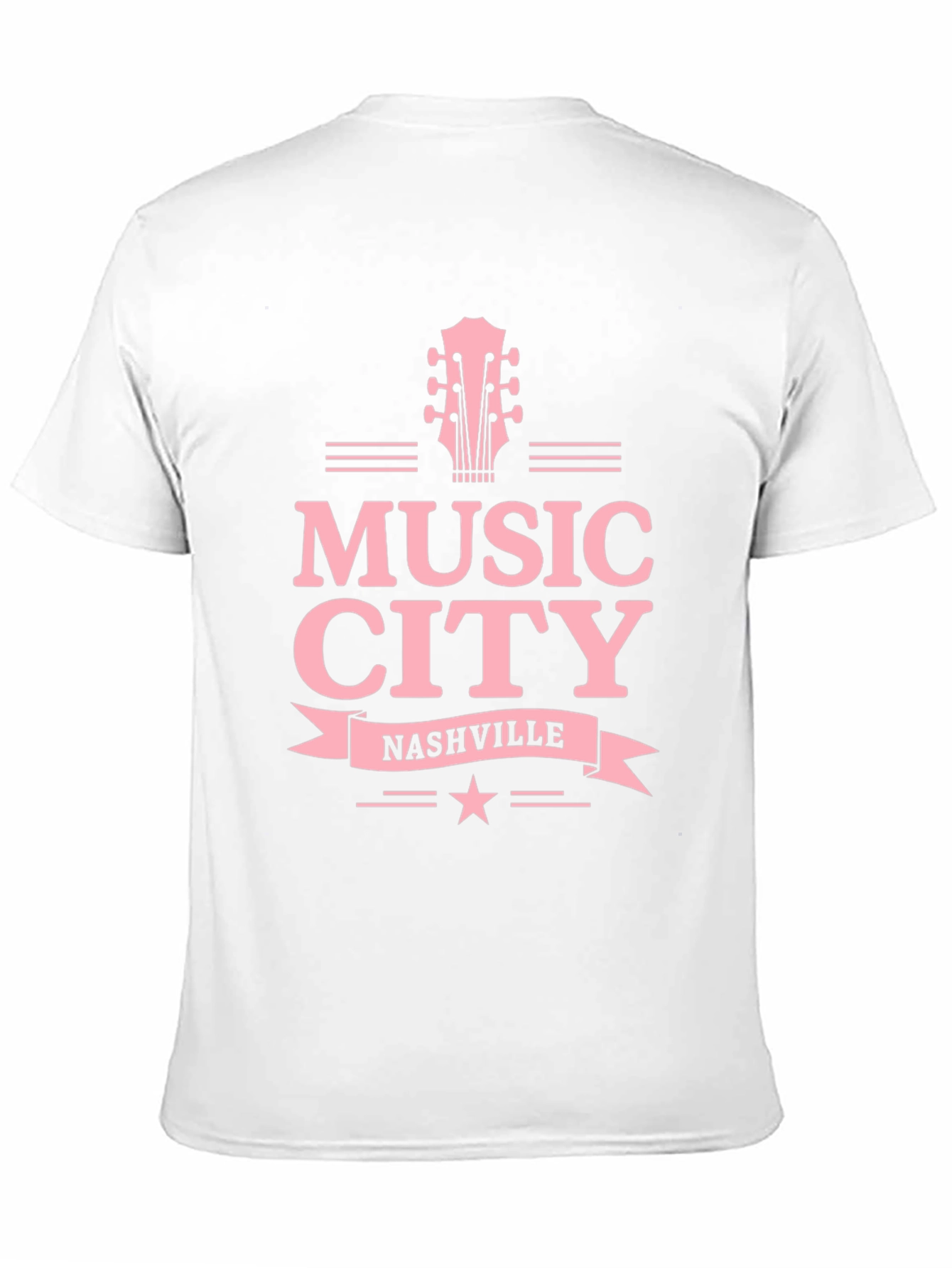 Music City Nashville Guitar Graphic Tee