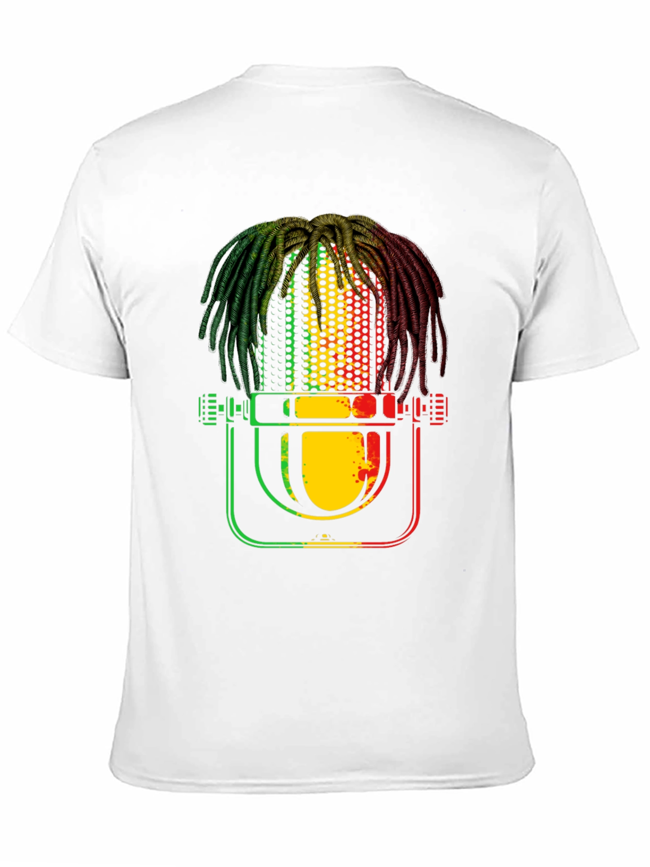 Rasta Microphone T-Shirt - Reggae Music Tee