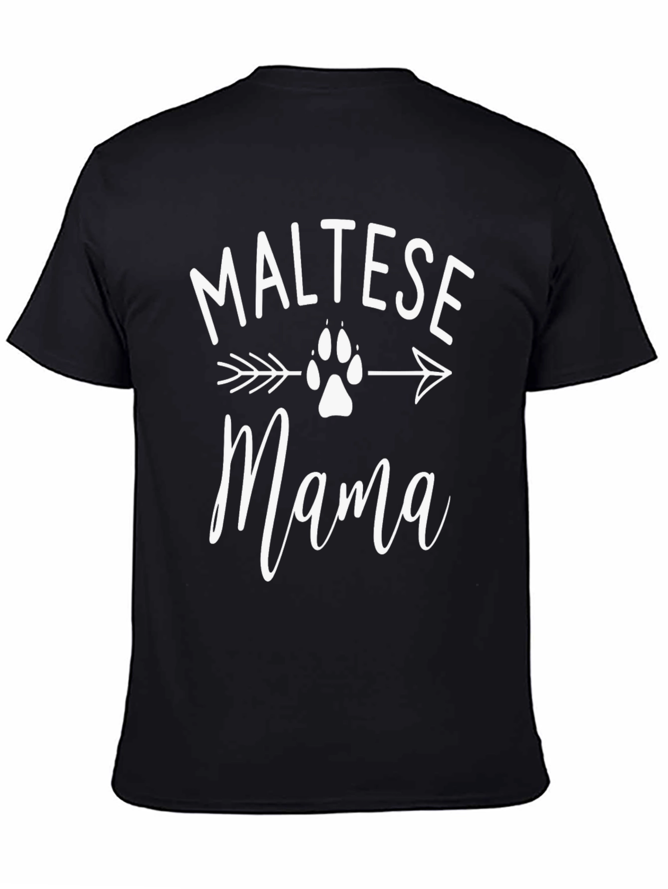 Maltese Mama Graphic Tee - Dog Lover T-Shirt
