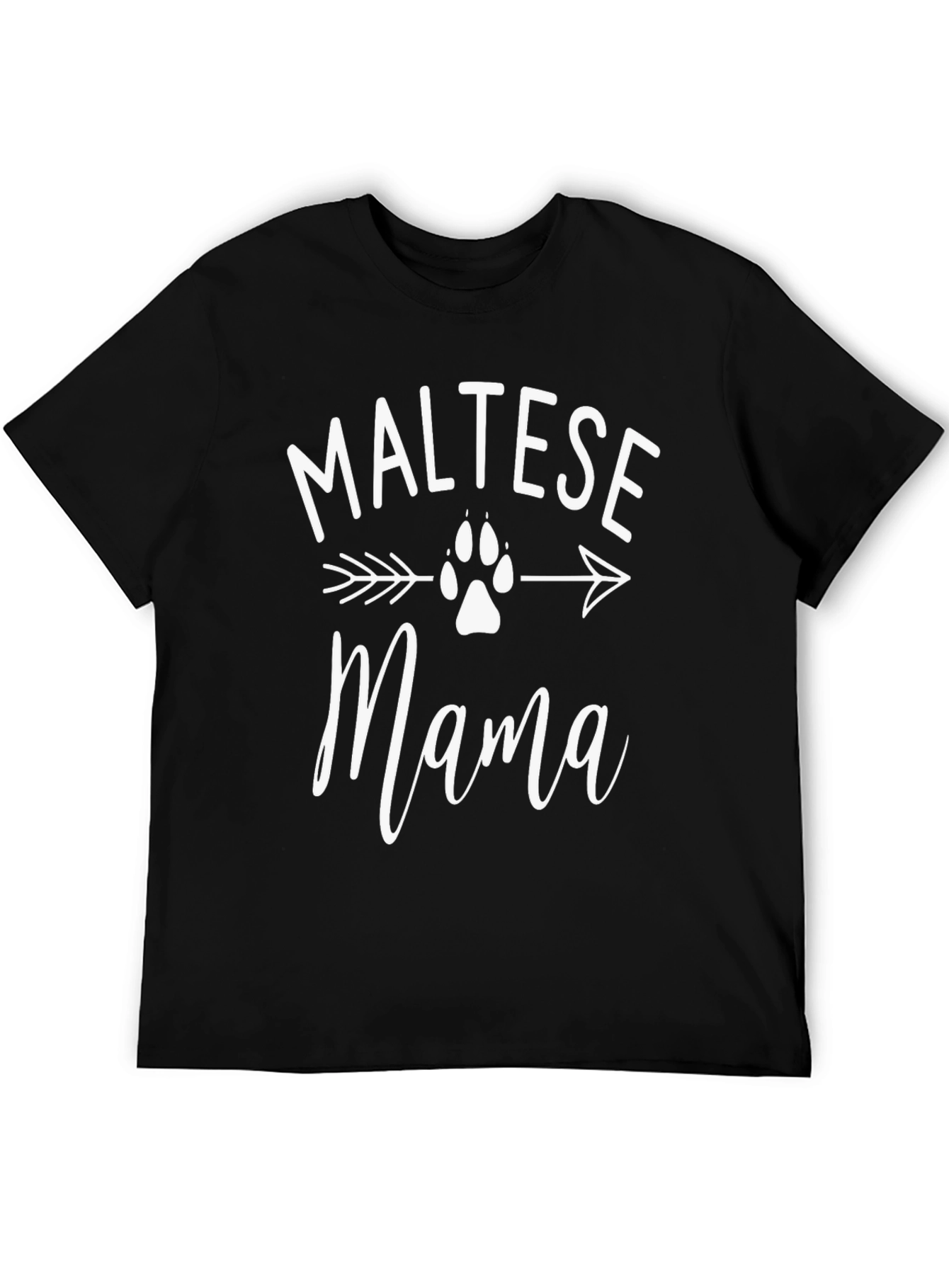 Maltese Mama Graphic Tee - Dog Lover T-Shirt