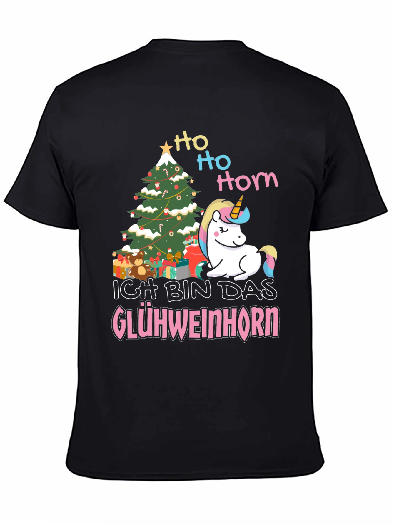 Ho Ho Horn Glühweinhorn Christmas T-Shirt