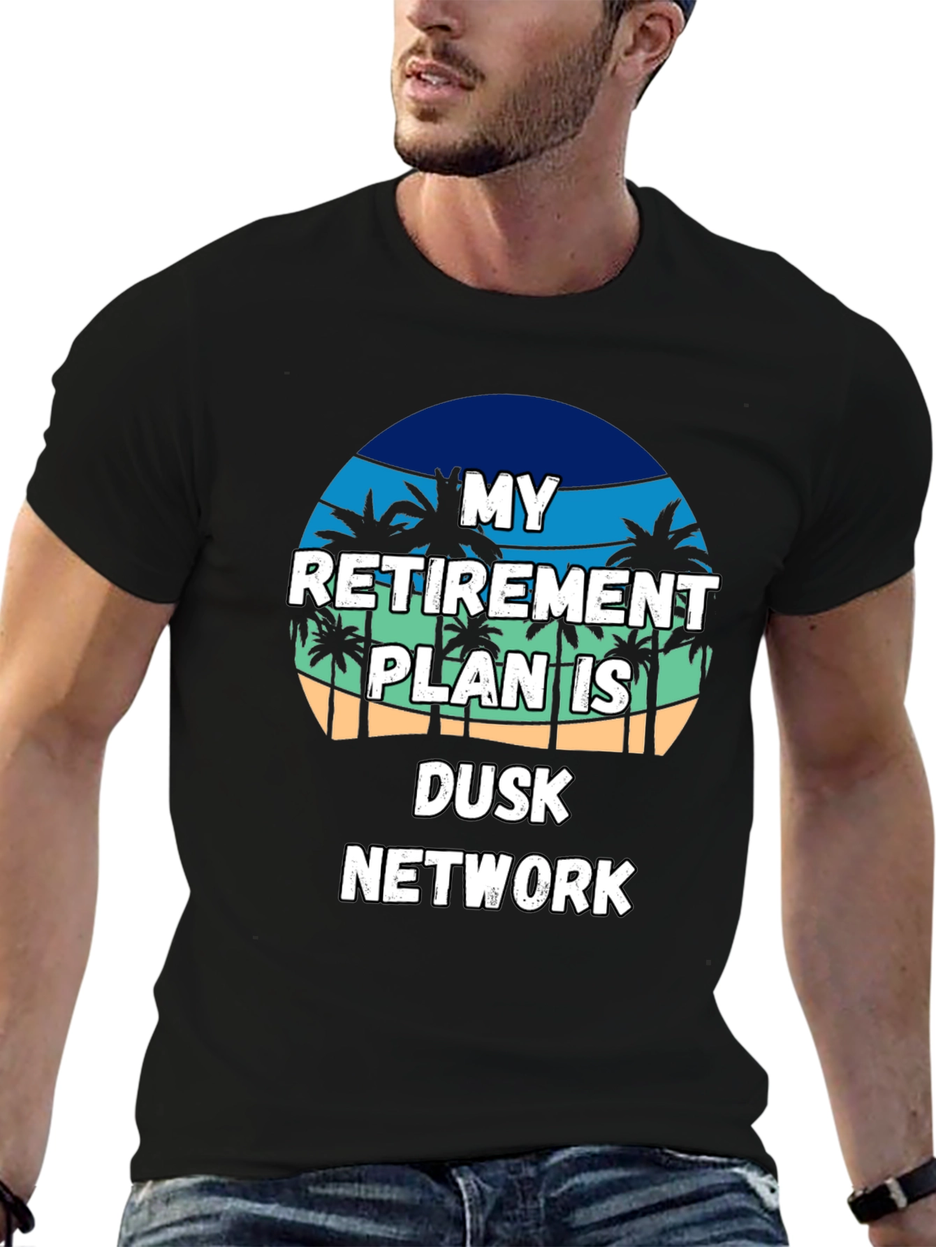 Retirement Plan Dusk Network T-Shirt