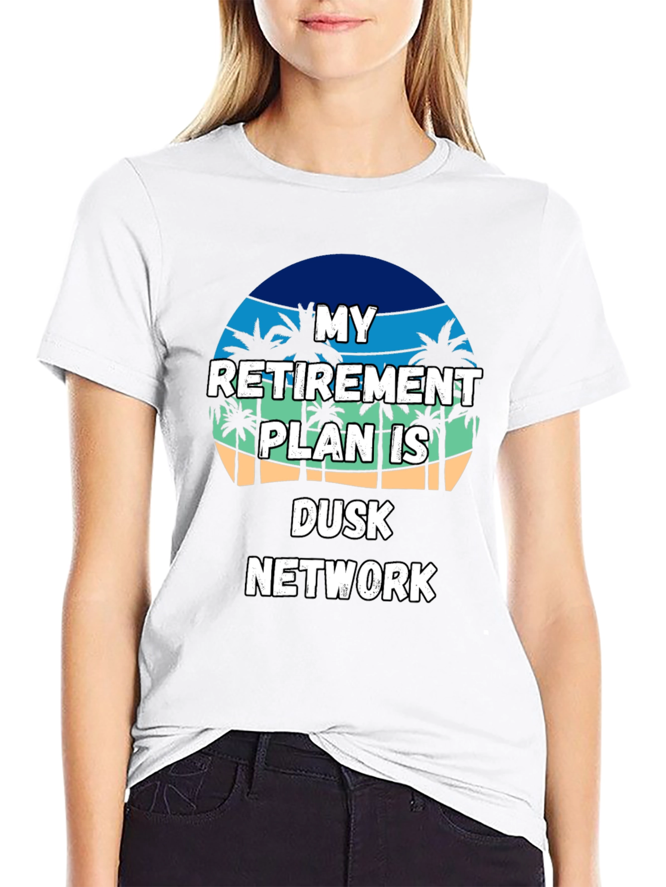Retirement Plan Dusk Network T-Shirt