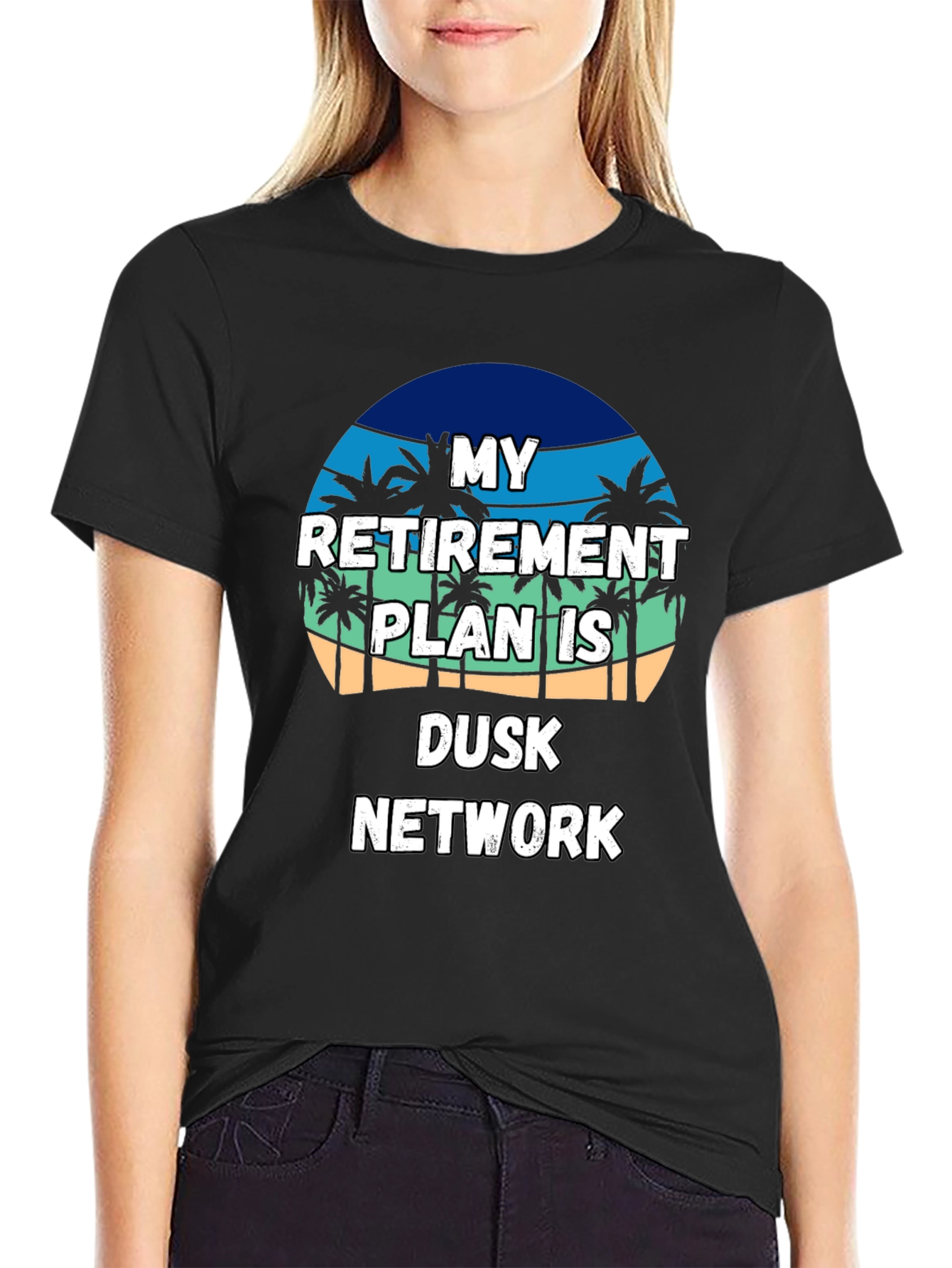 Retirement Plan Dusk Network T-Shirt