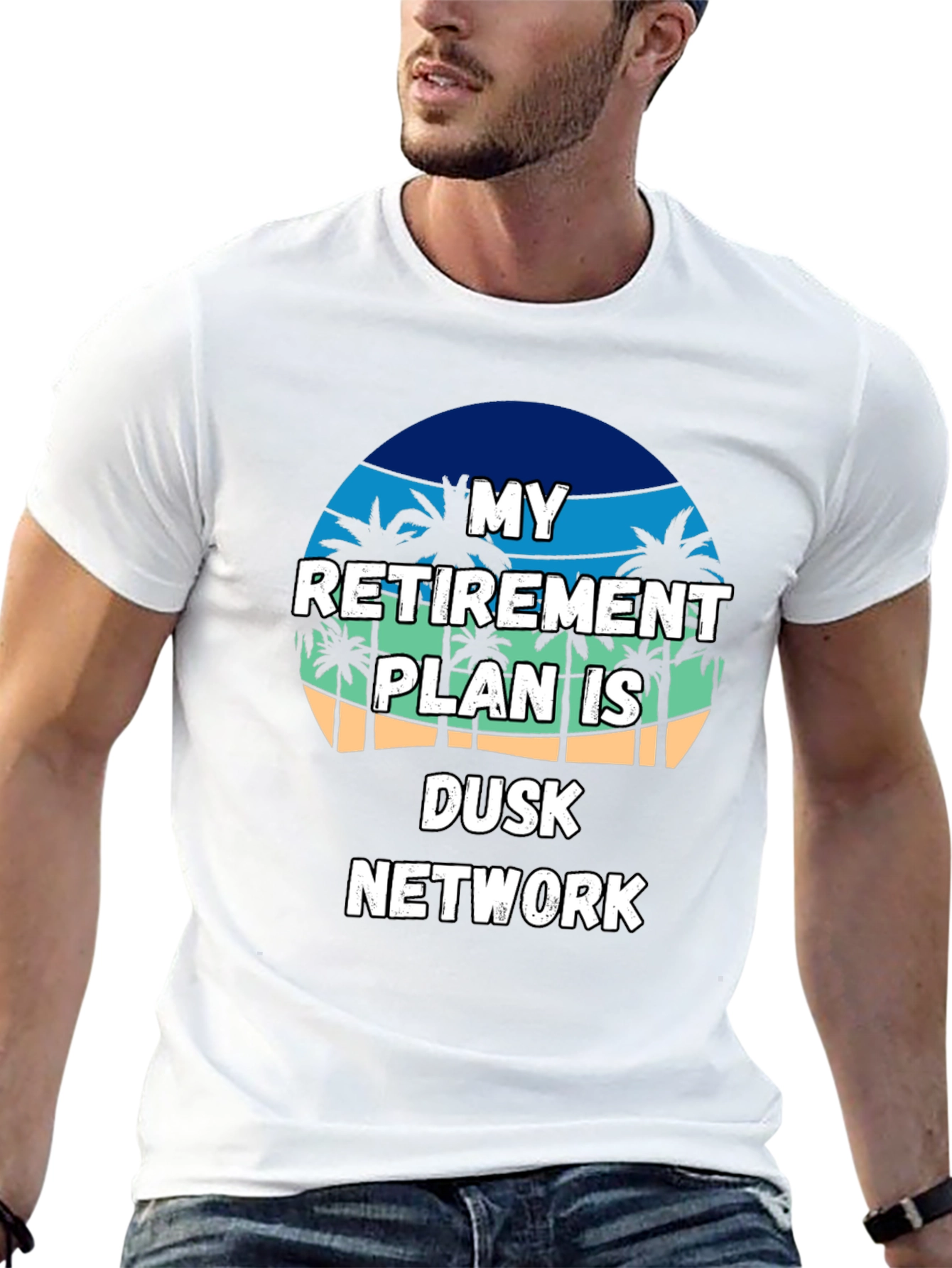 Retirement Plan Dusk Network T-Shirt