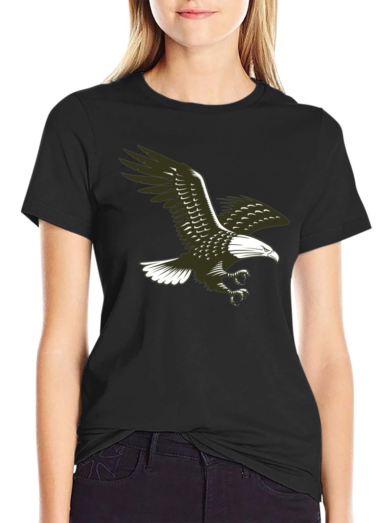 Eagle Graphic T-Shirt - Classic Black Tee