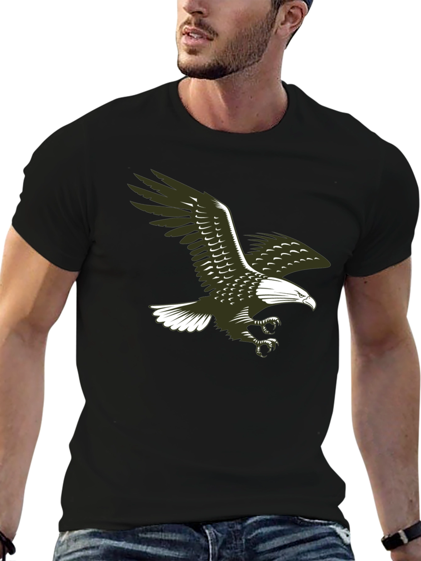 Eagle Graphic T-Shirt - Classic Black Tee