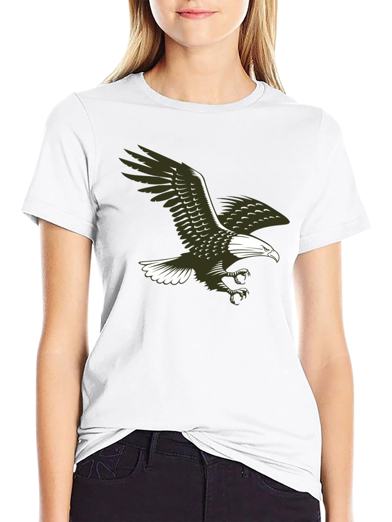 Eagle Graphic T-Shirt - Classic Black Tee