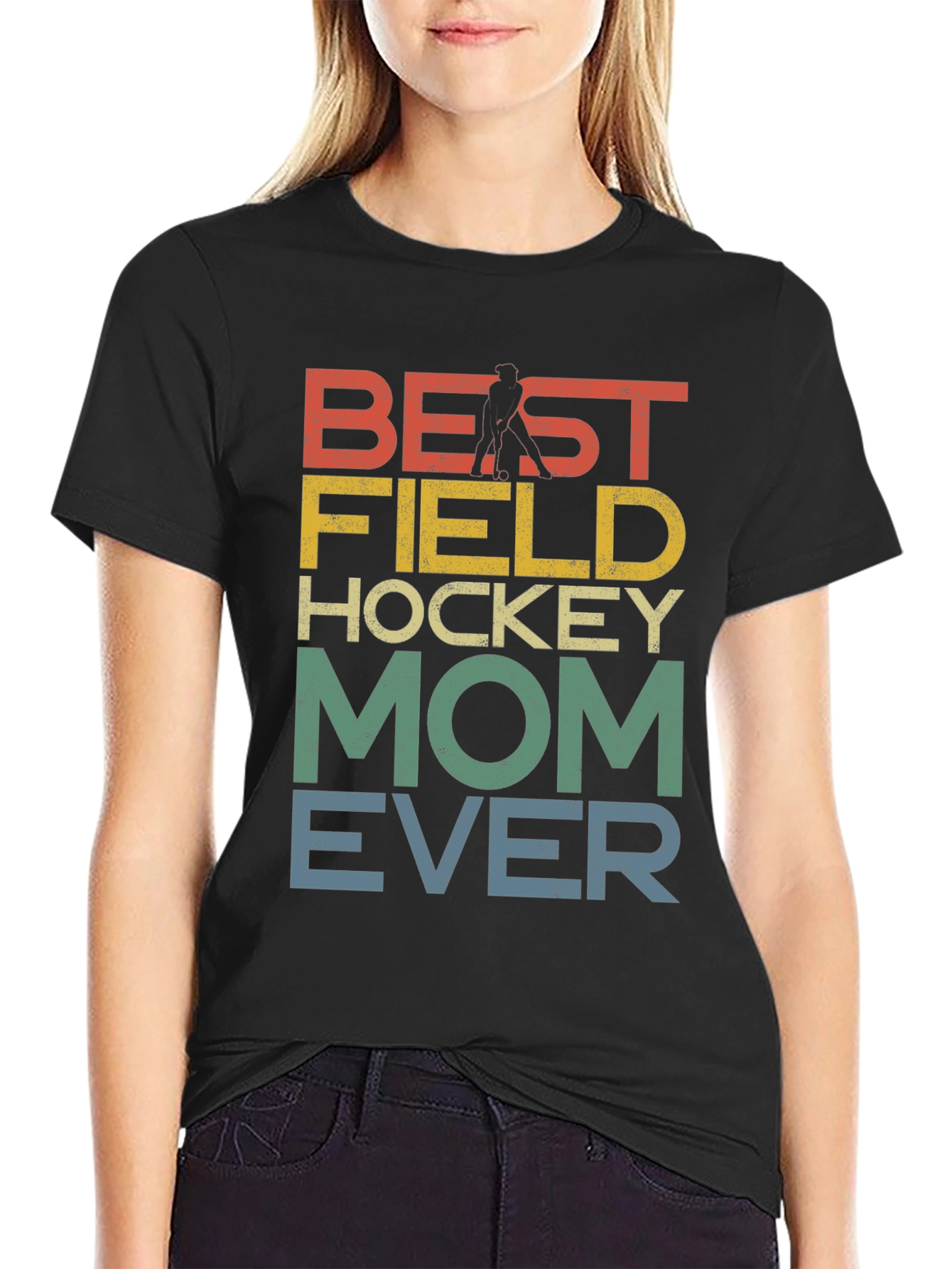 Best Field Hockey Mom Ever Graphic Tee