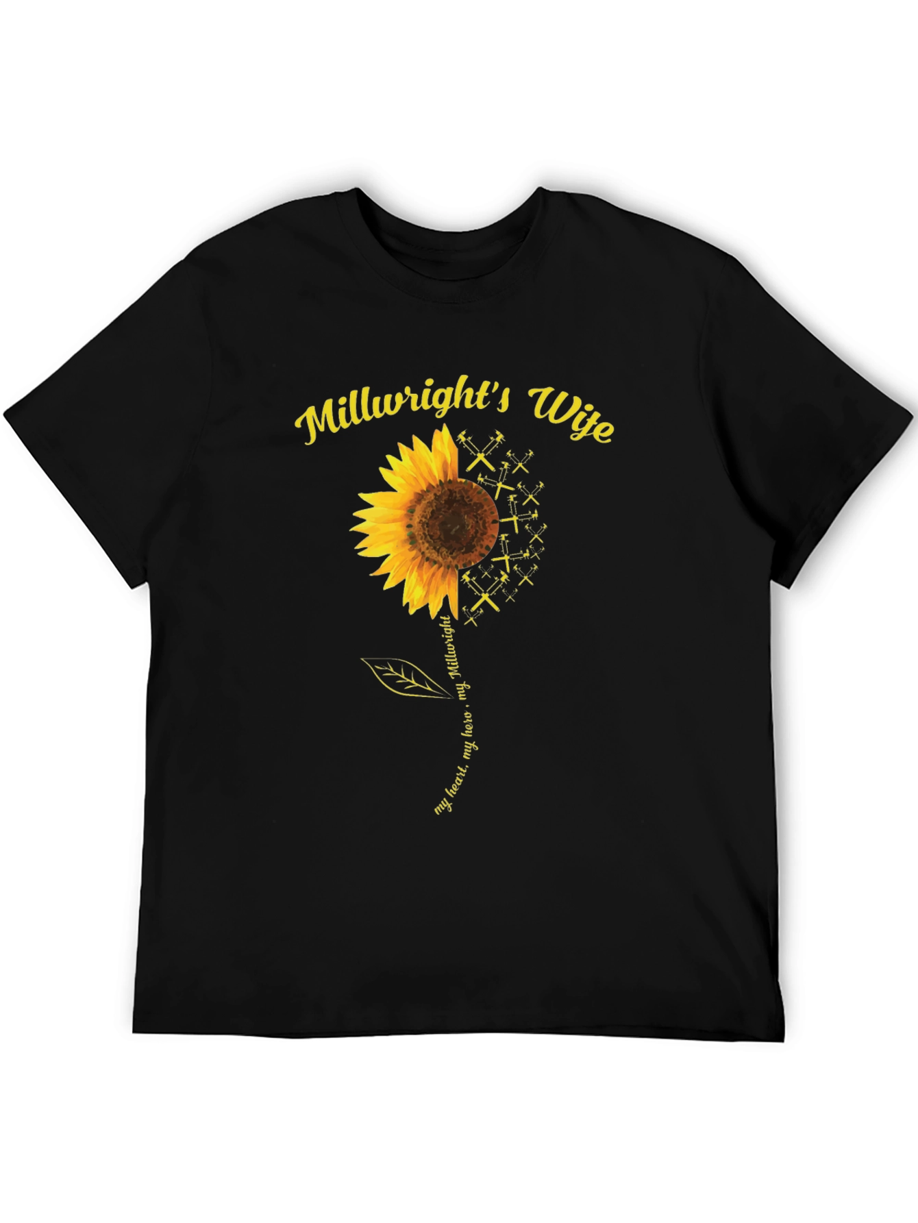 Millwrights Wife Sunflower Graphic Tee