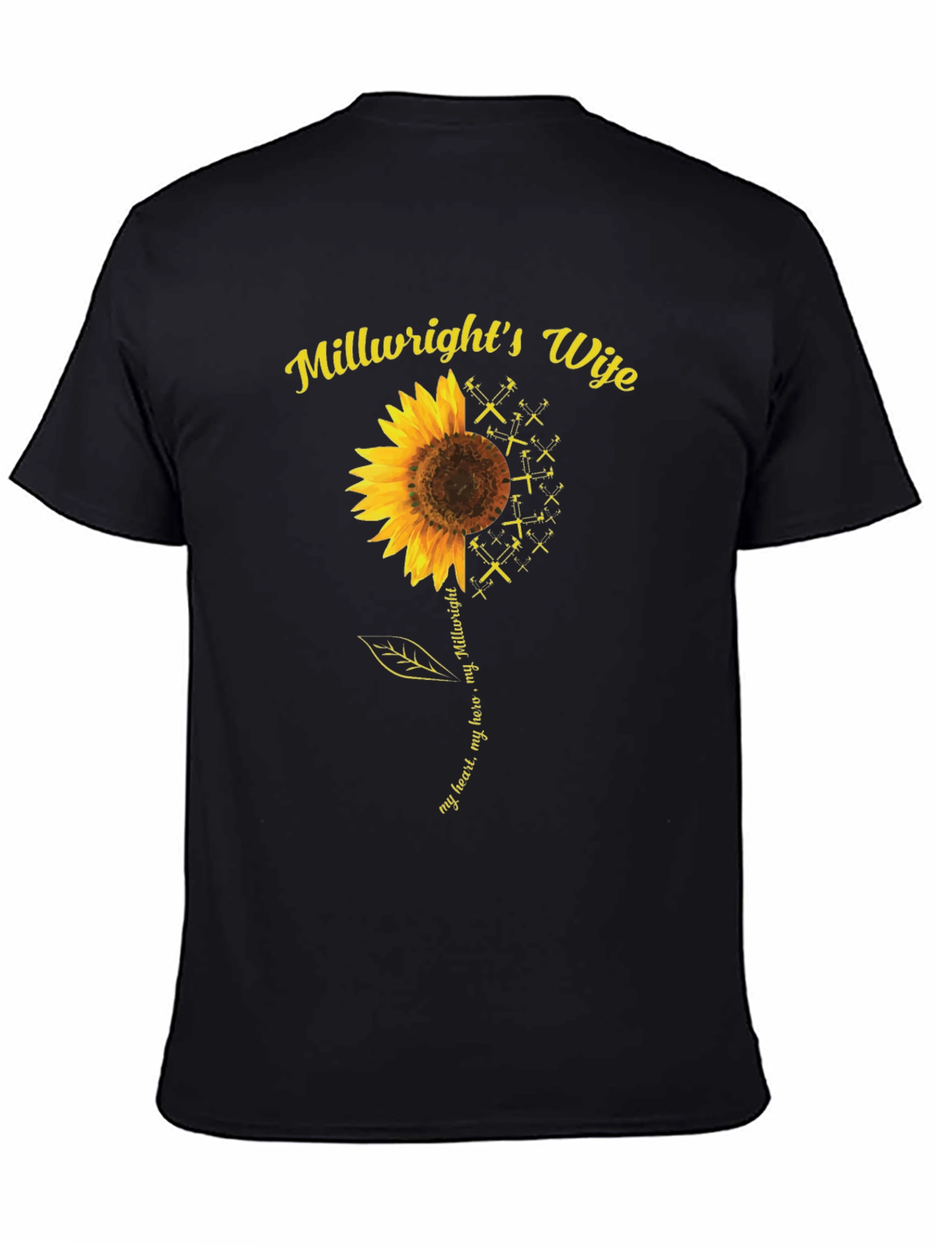 Millwrights Wife Sunflower Graphic Tee