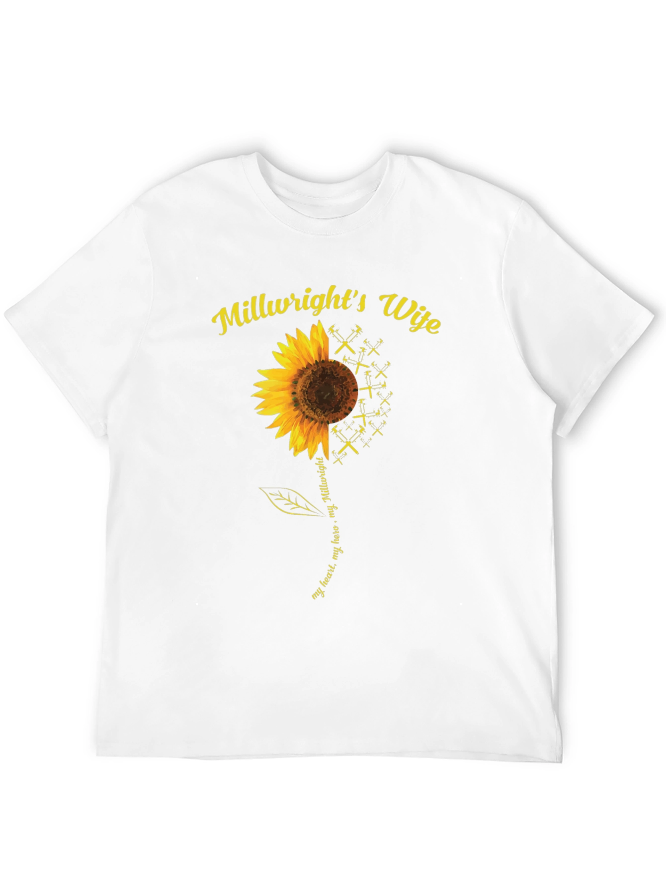 Millwrights Wife Sunflower Graphic Tee