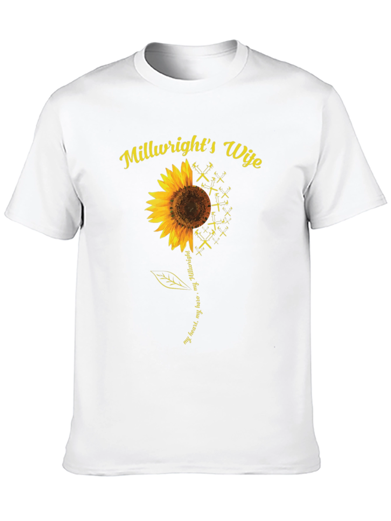 Millwrights Wife Sunflower Graphic Tee