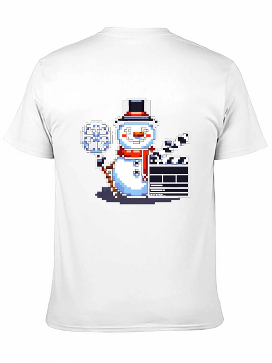 Pixel Snowman Filmmaker T-Shirt