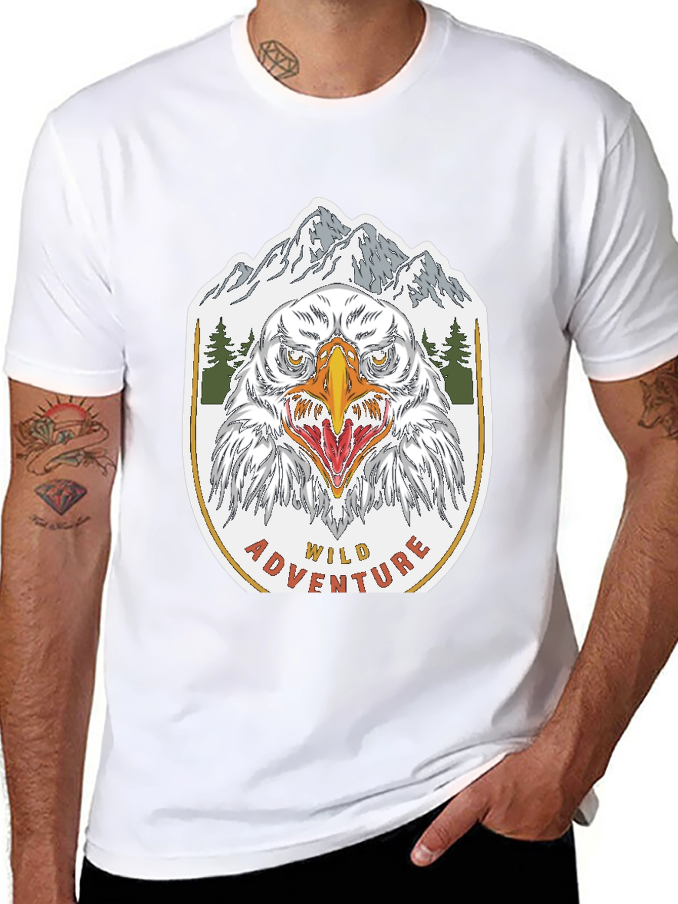 Wild Adventure Eagle Graphic T-Shirt