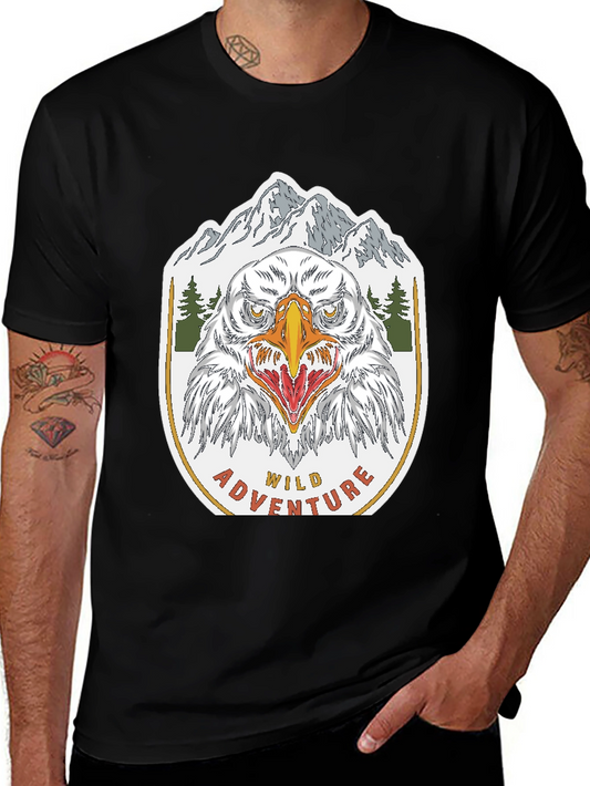 Wild Adventure Eagle Graphic T-Shirt