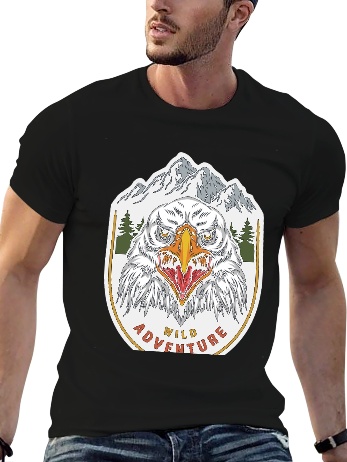 Wild Adventure Eagle Graphic T-Shirt