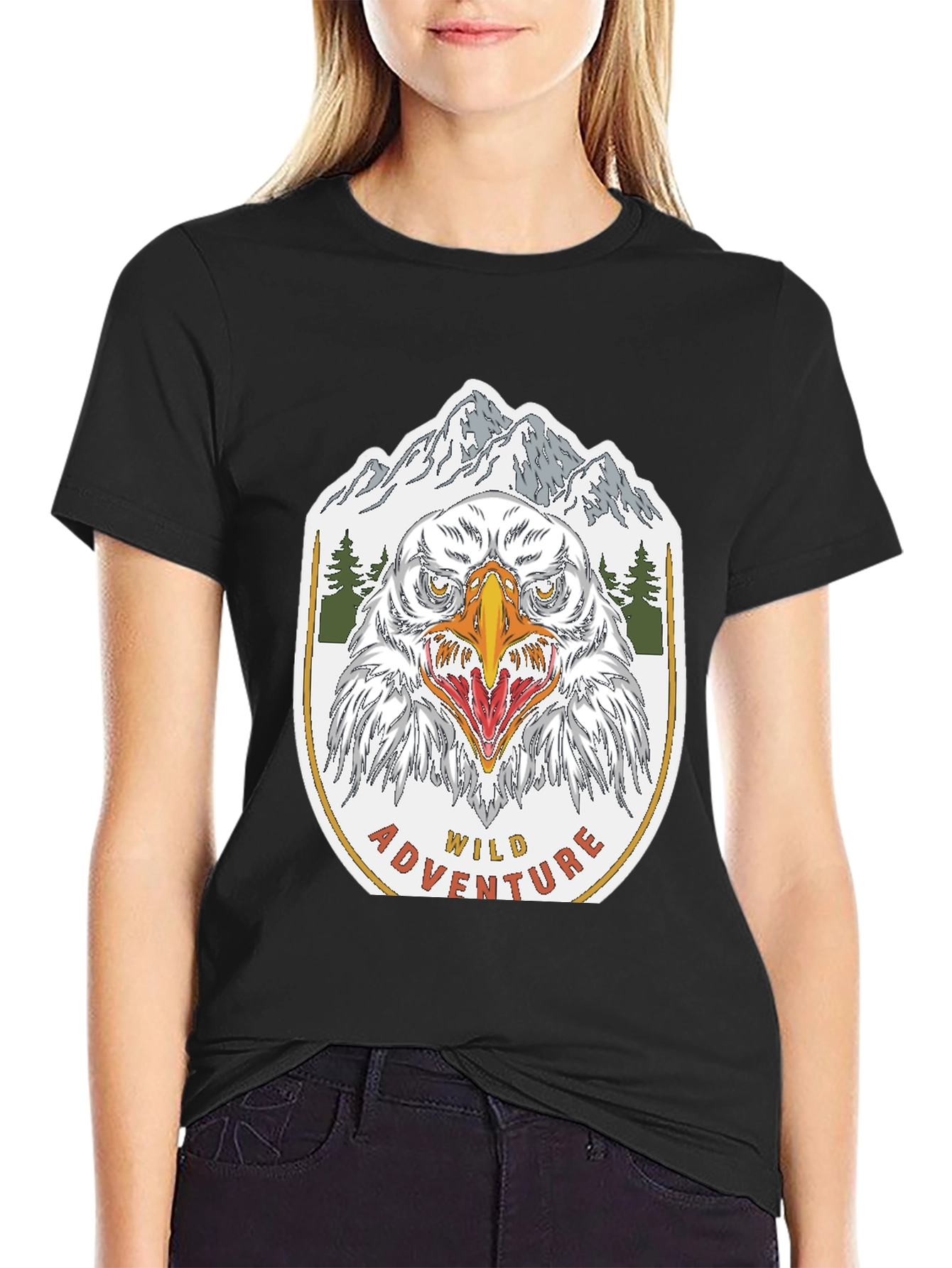 Wild Adventure Eagle Graphic T-Shirt